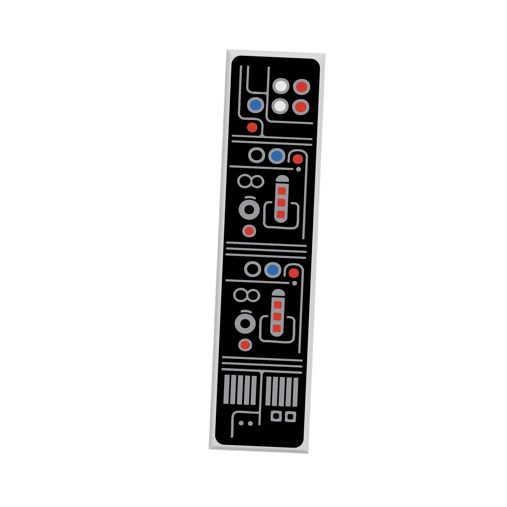 Diseño de reactor de mosaico 1x4 de SW Customs 2