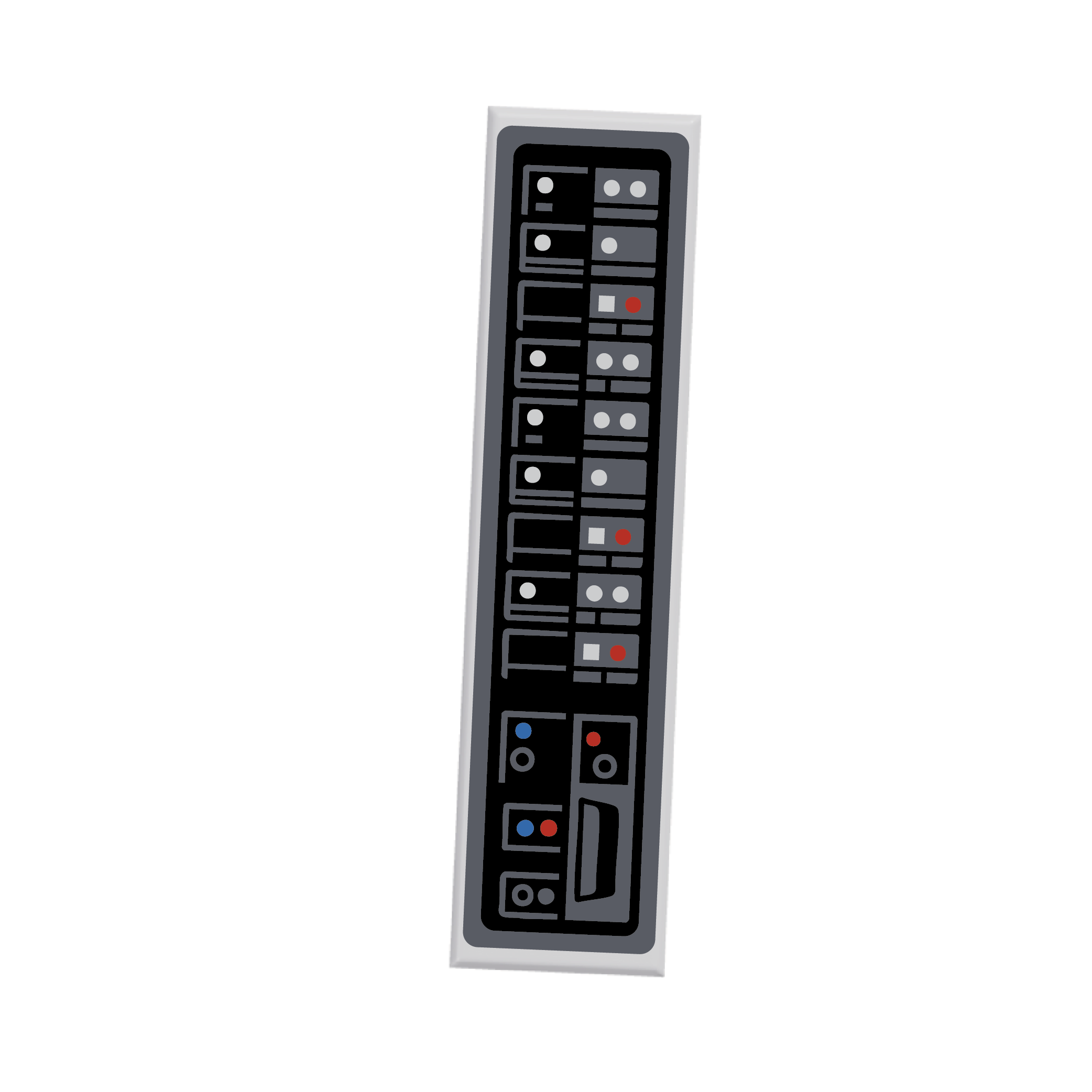 Rack de servidores de 1x4 mosaicos SW Customs