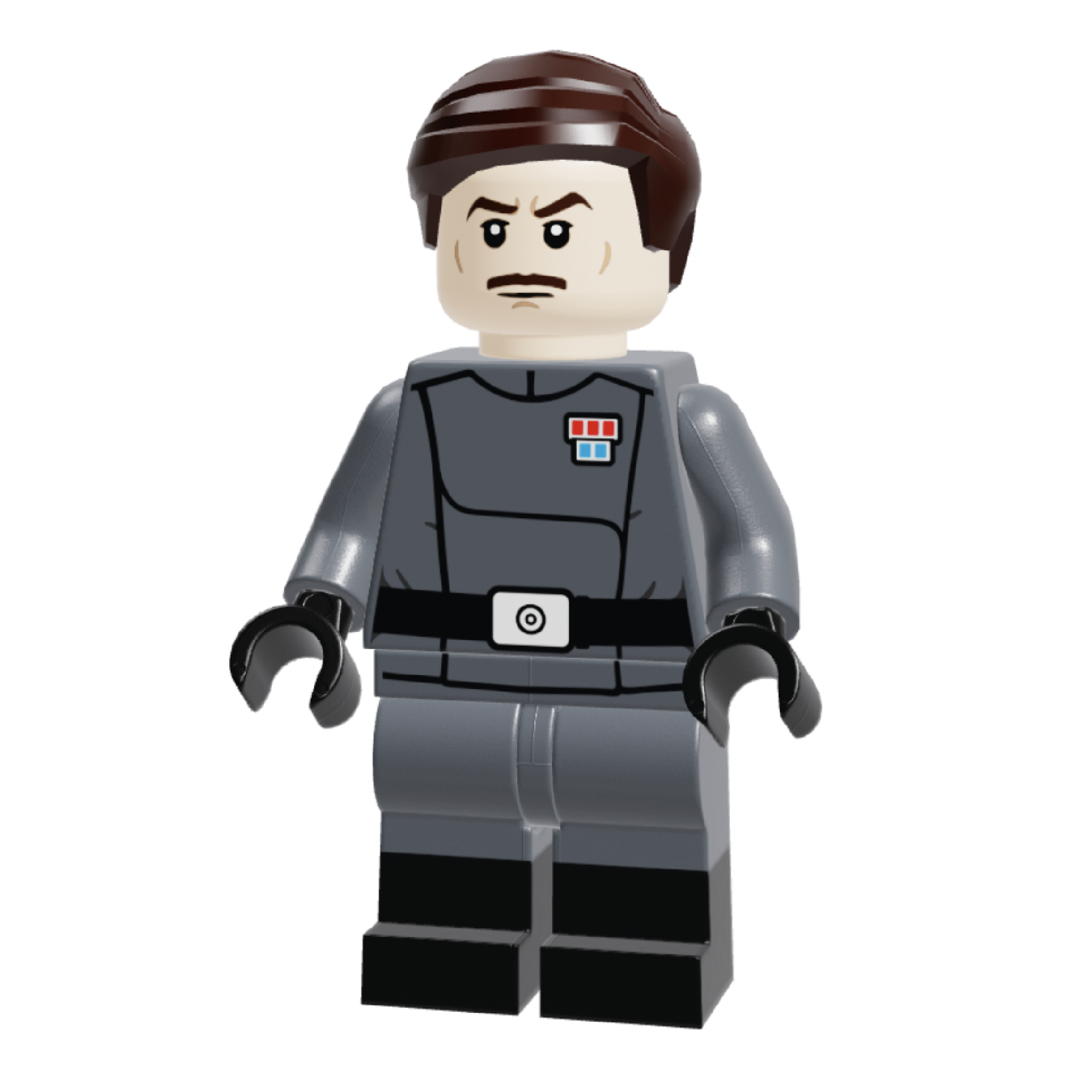 SW Customs Republic Officer Admiral Yularen Young Minifigure by