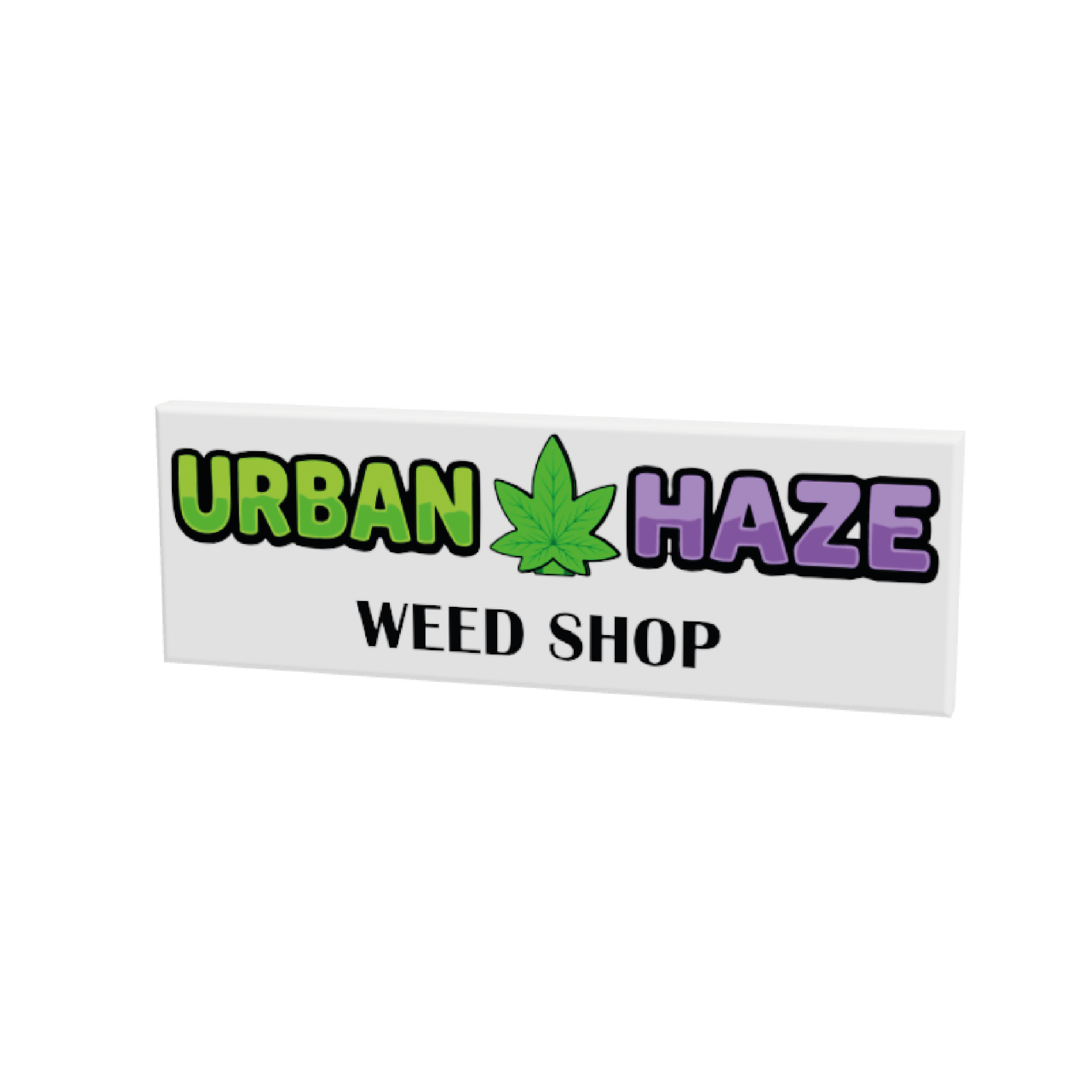 2x6 HoB Custom Tile - Urban Haze Logo