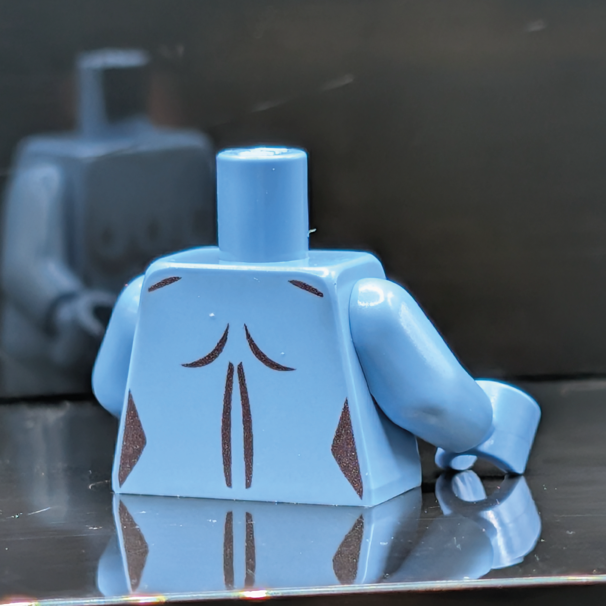 HoB Custom Torso - Triple Boobies Pantoran Medium Blue