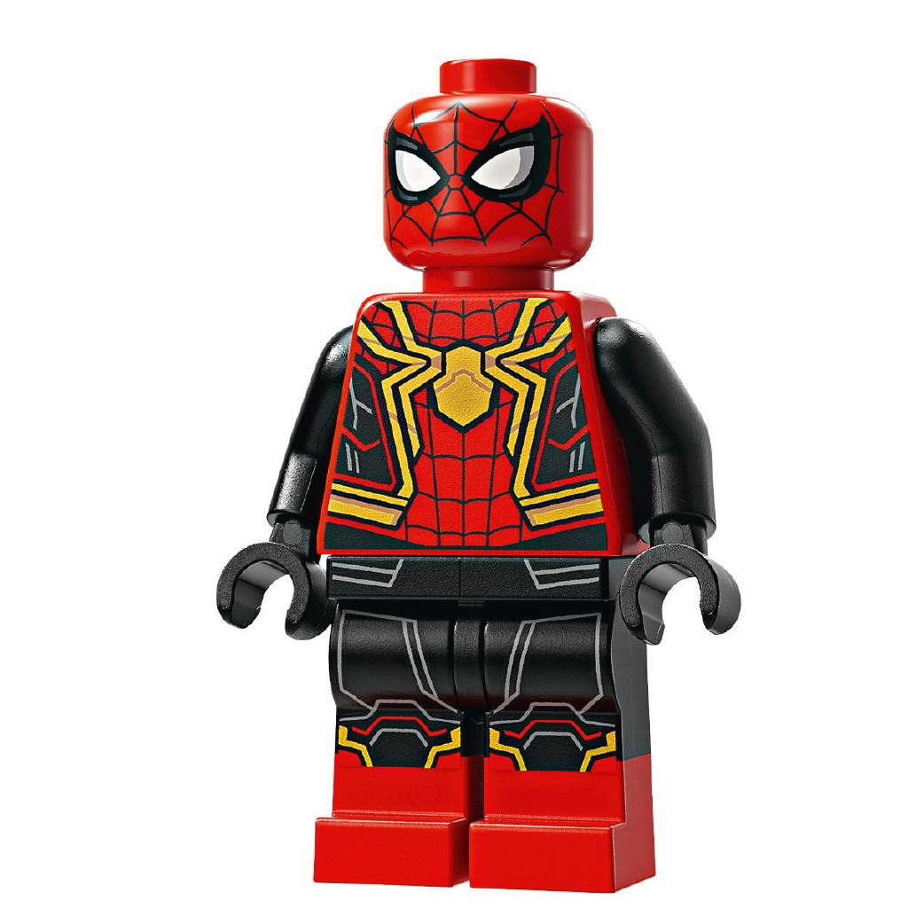 LEGO Super Heroes Minifigure Spider Man Integraded Suit from 76261 Hall of Bricks