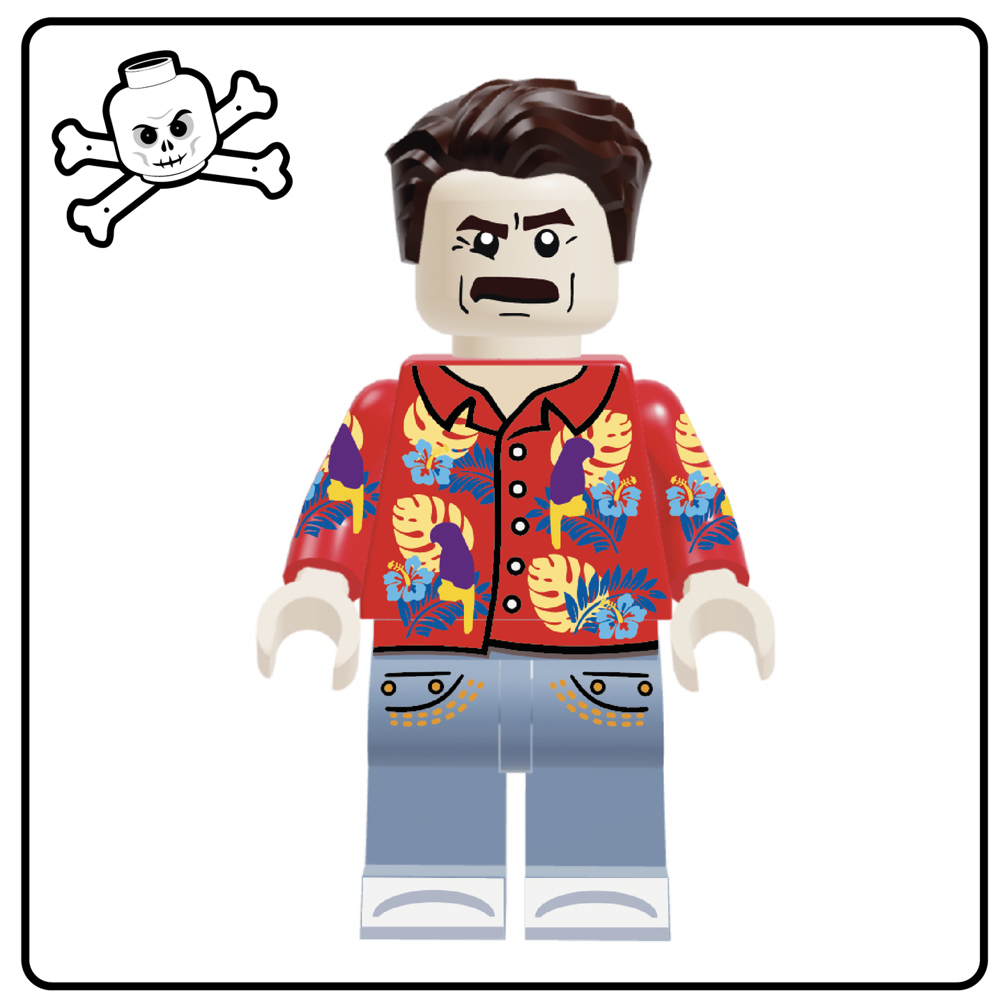 Hawaiian Private Investigator Minifig