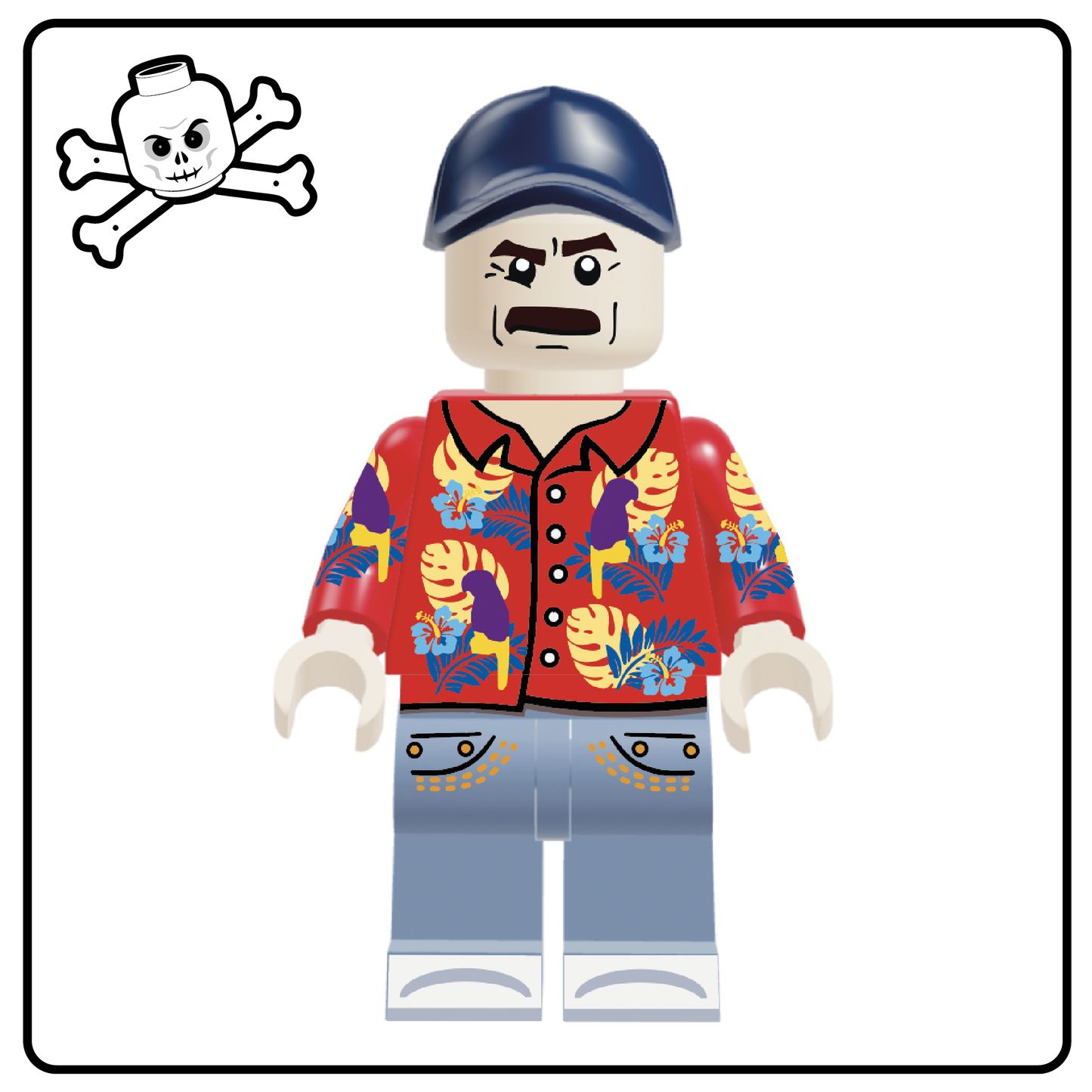 Hawaiian Private Investigator Minifig