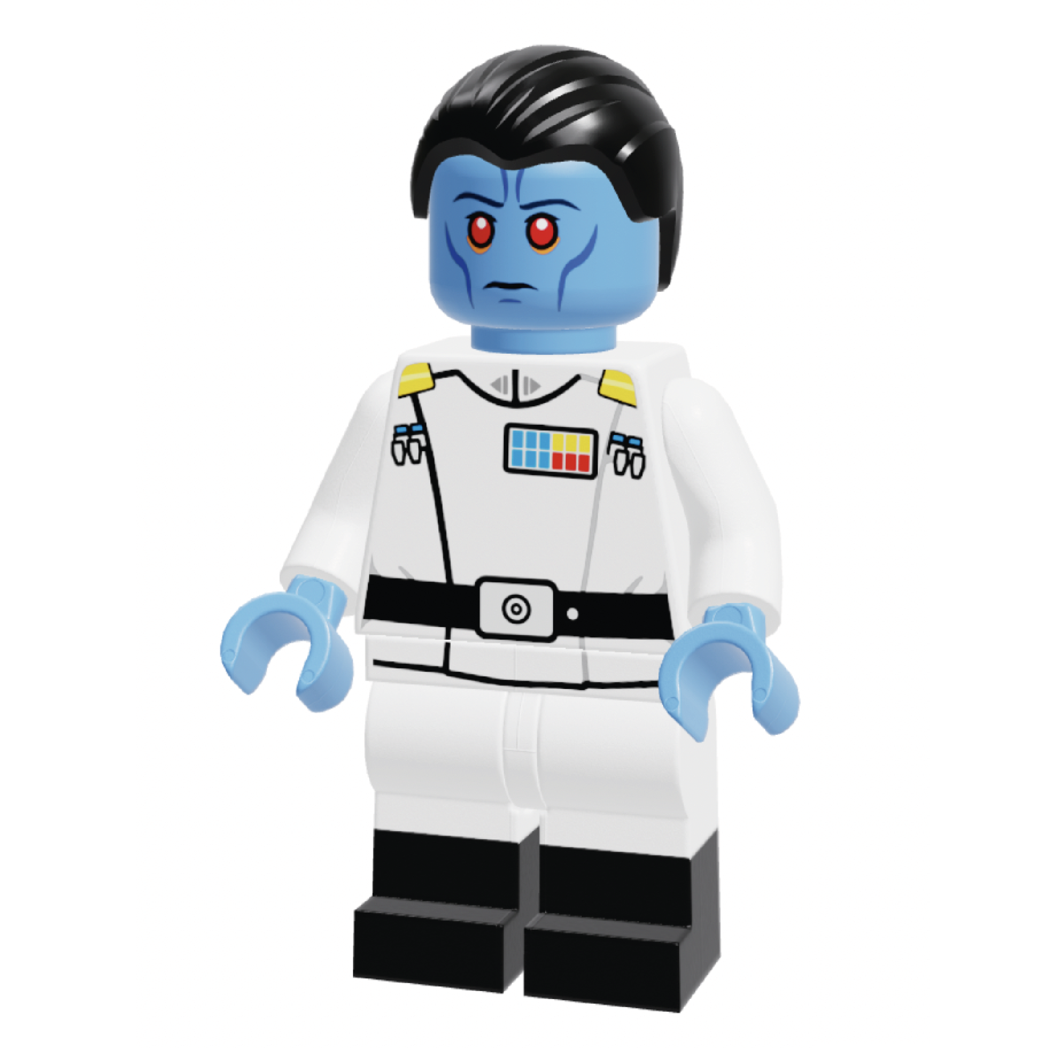 Minifigura Thrawn del almirante de aduanas de SW de Melnik.edits