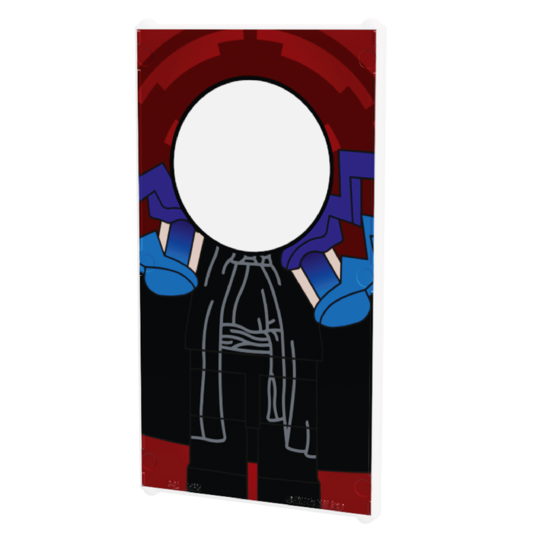4x6 Window Glass Amusement Frame Palpatine designed by Brickotar
