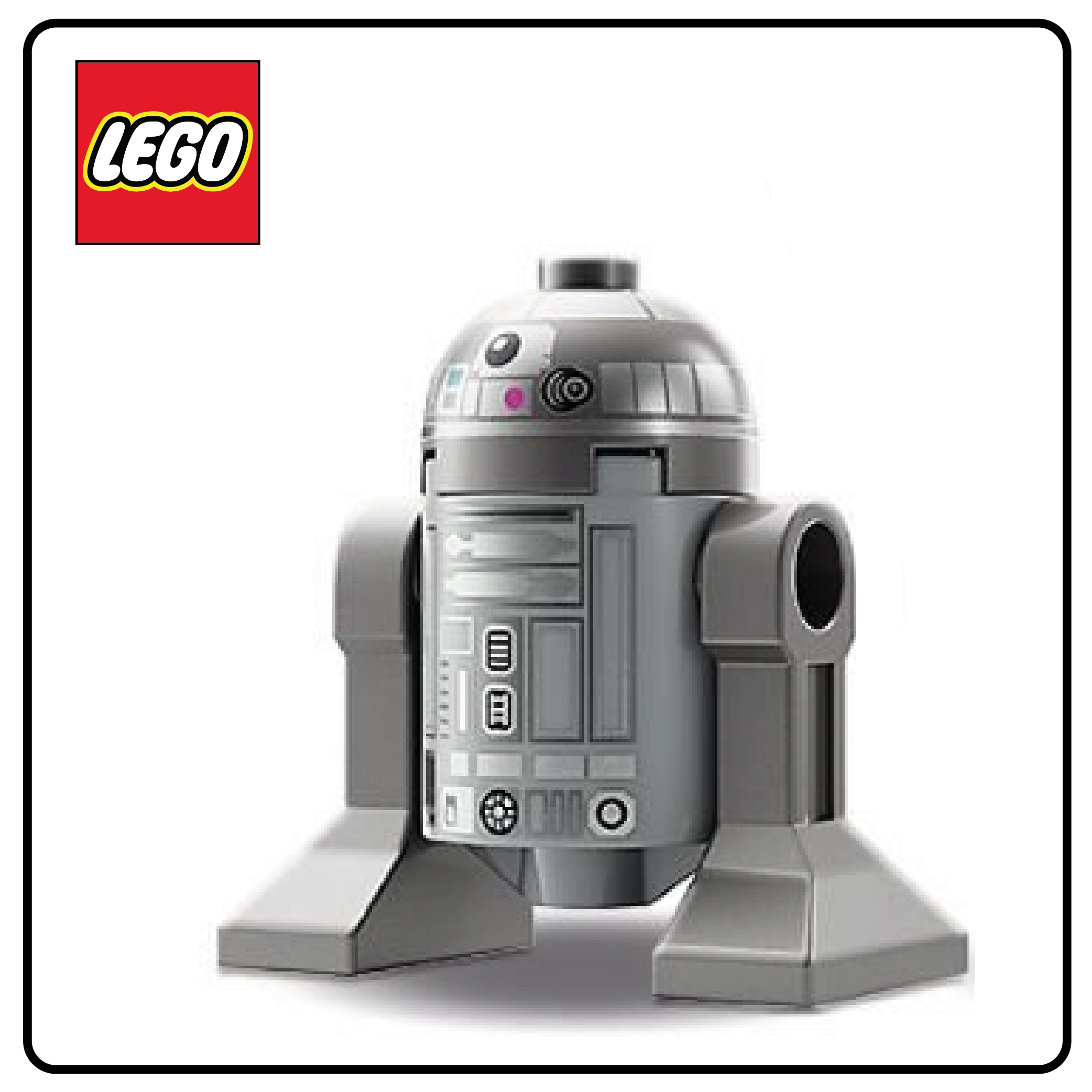 LEGO Star Wars Minifigure Astromech Droid R2 BHD Hall of Bricks