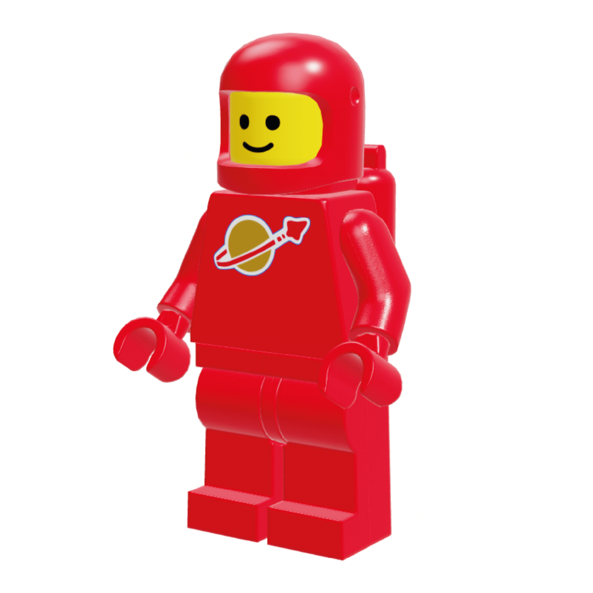 LEGO Minifigure Classic Space Red