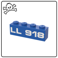 LEGO® 1x4 Ladrillo Clásico Espacio LL918