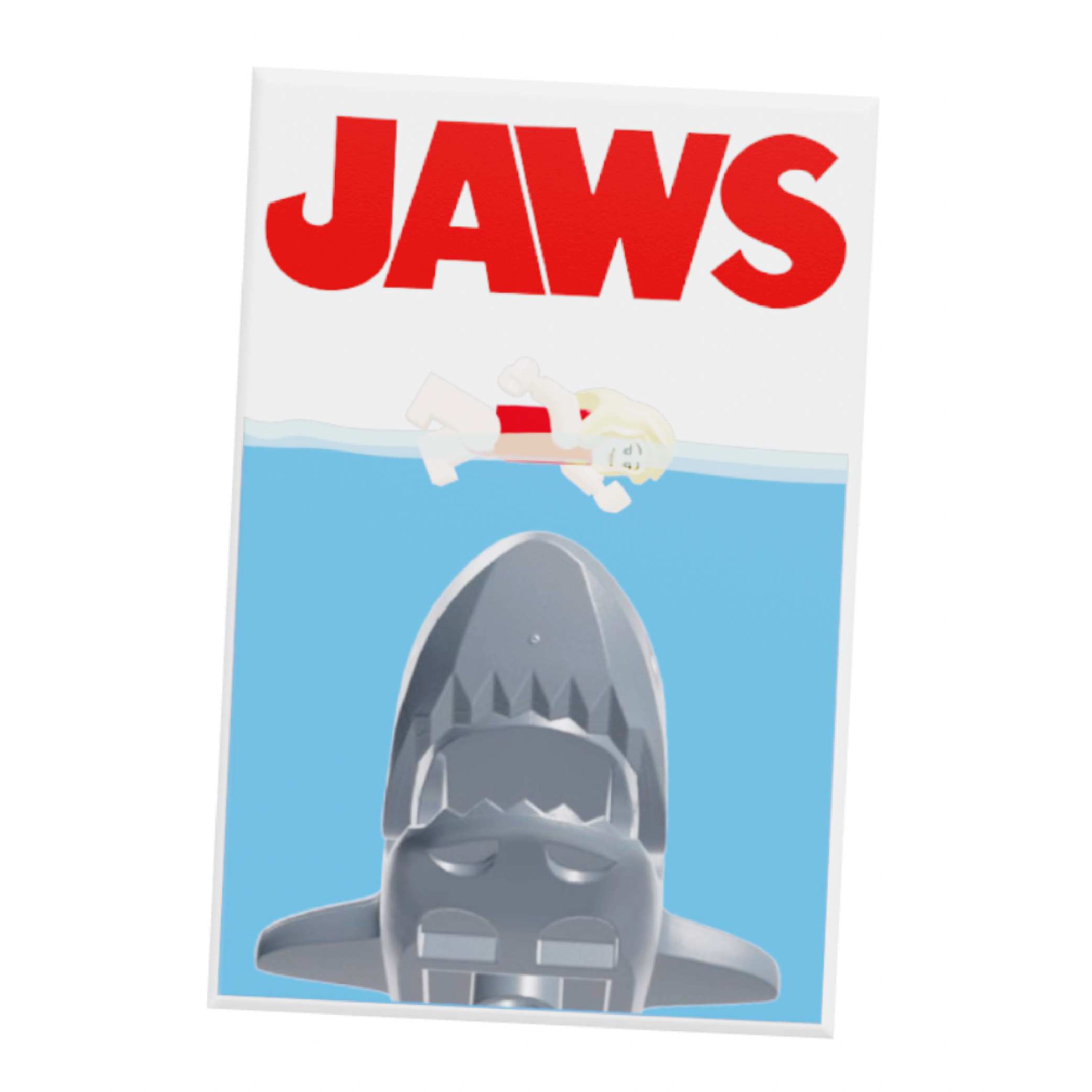 Póster de JAWS en mosaico LEGO® 2x3