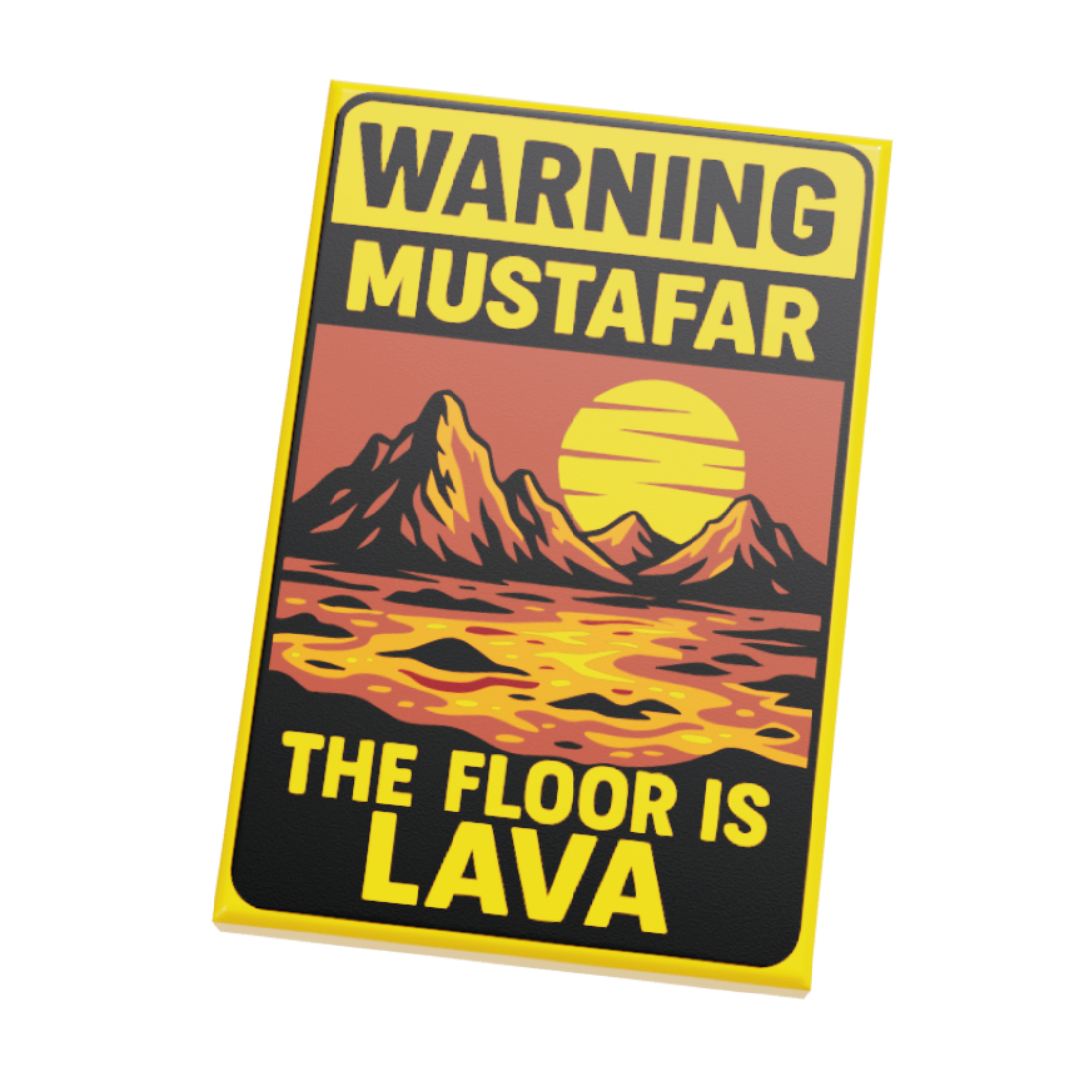 SW Customs 2x3 Tile The Floor is Lava