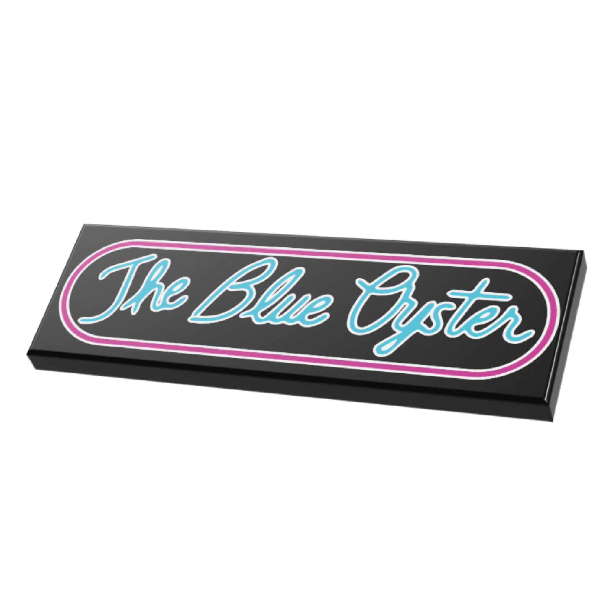 Custom 2x6 Tile The Blue Oyster