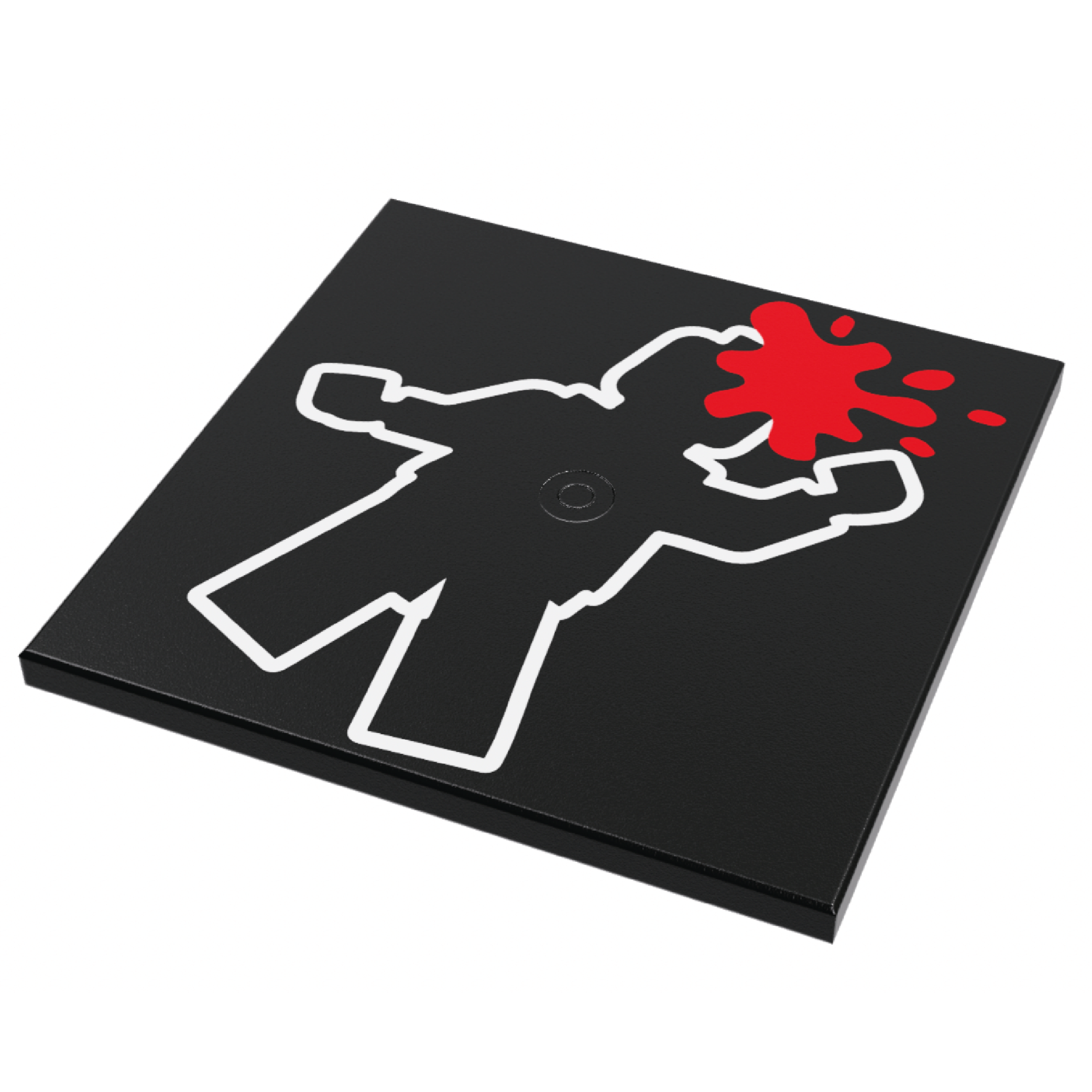 LEGO® 6x6 Tile Crime Scene Black