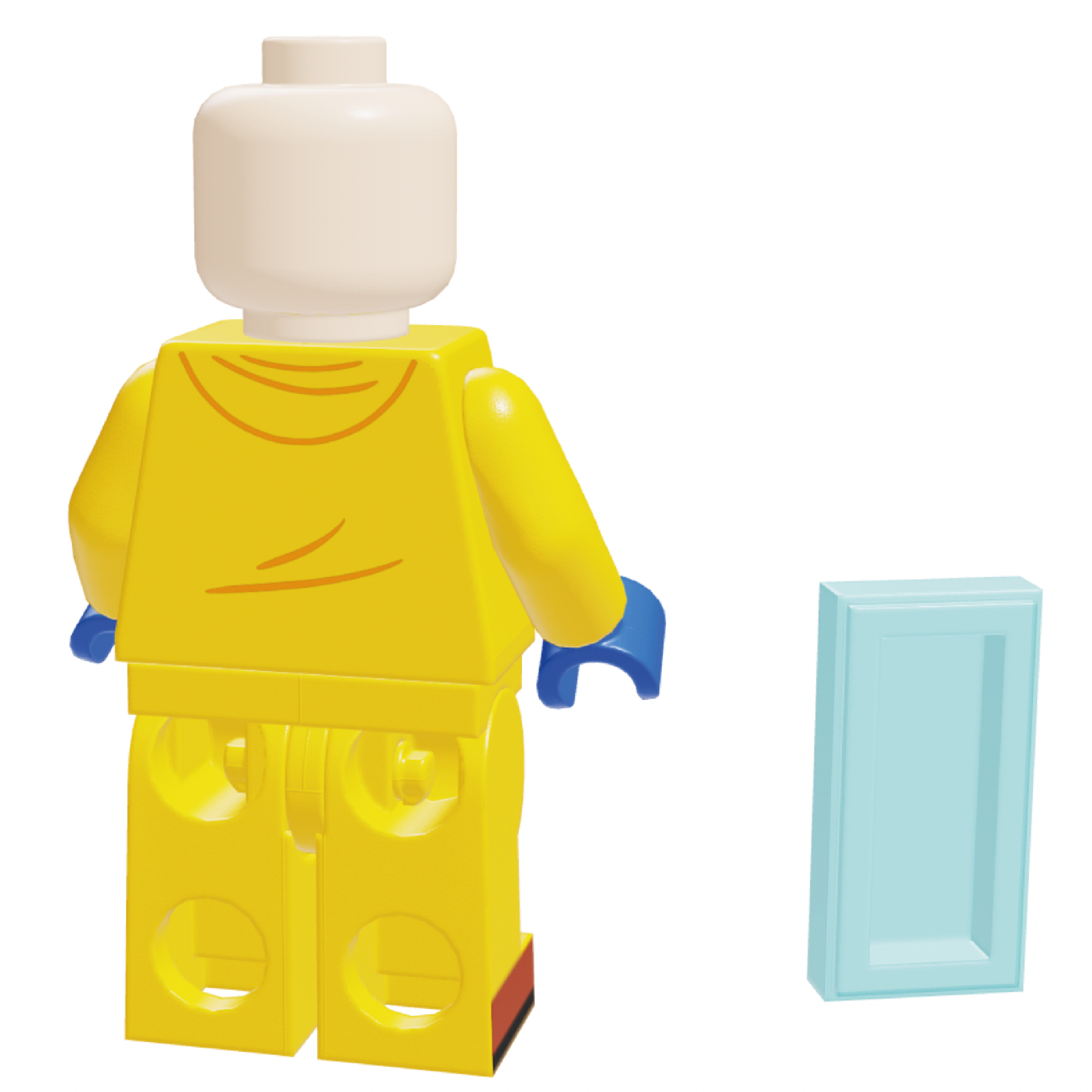 Walter White Cooksuit Minifigure - Design by LegoRepublic