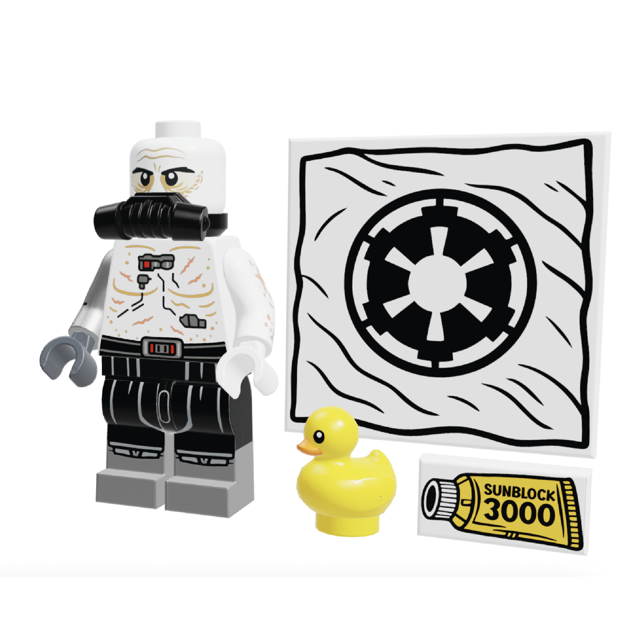 SW Customs Collectible Figure – Beach Vader (LIMITED EDITION)