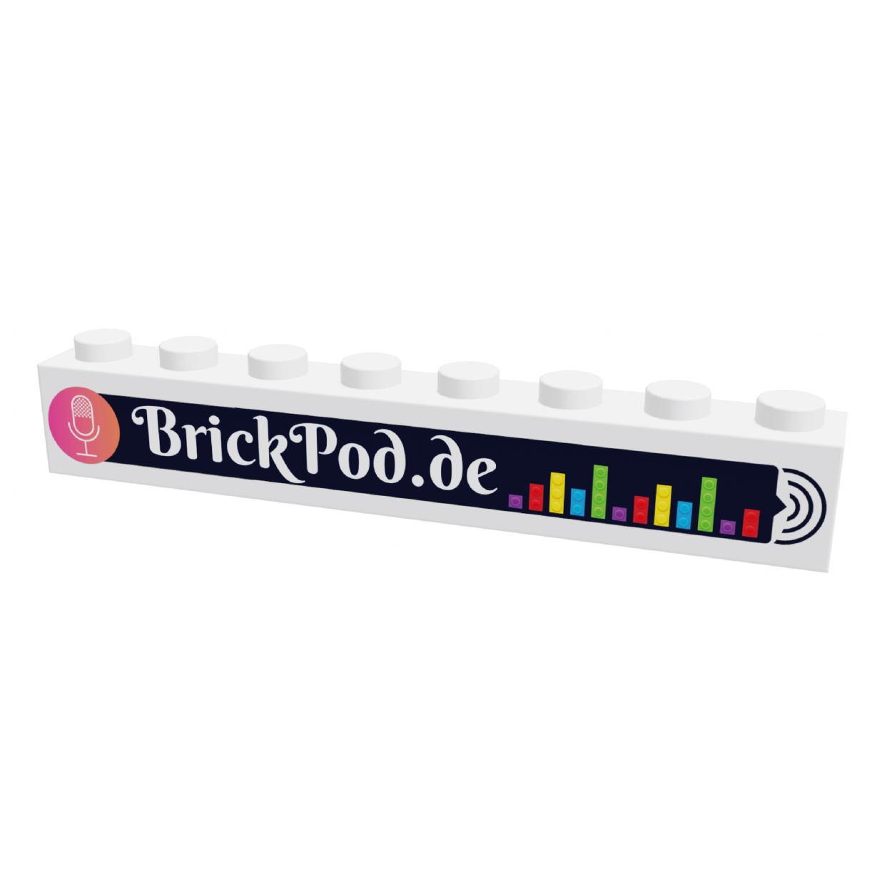 LEGO® 1x8 Brick Brickpod