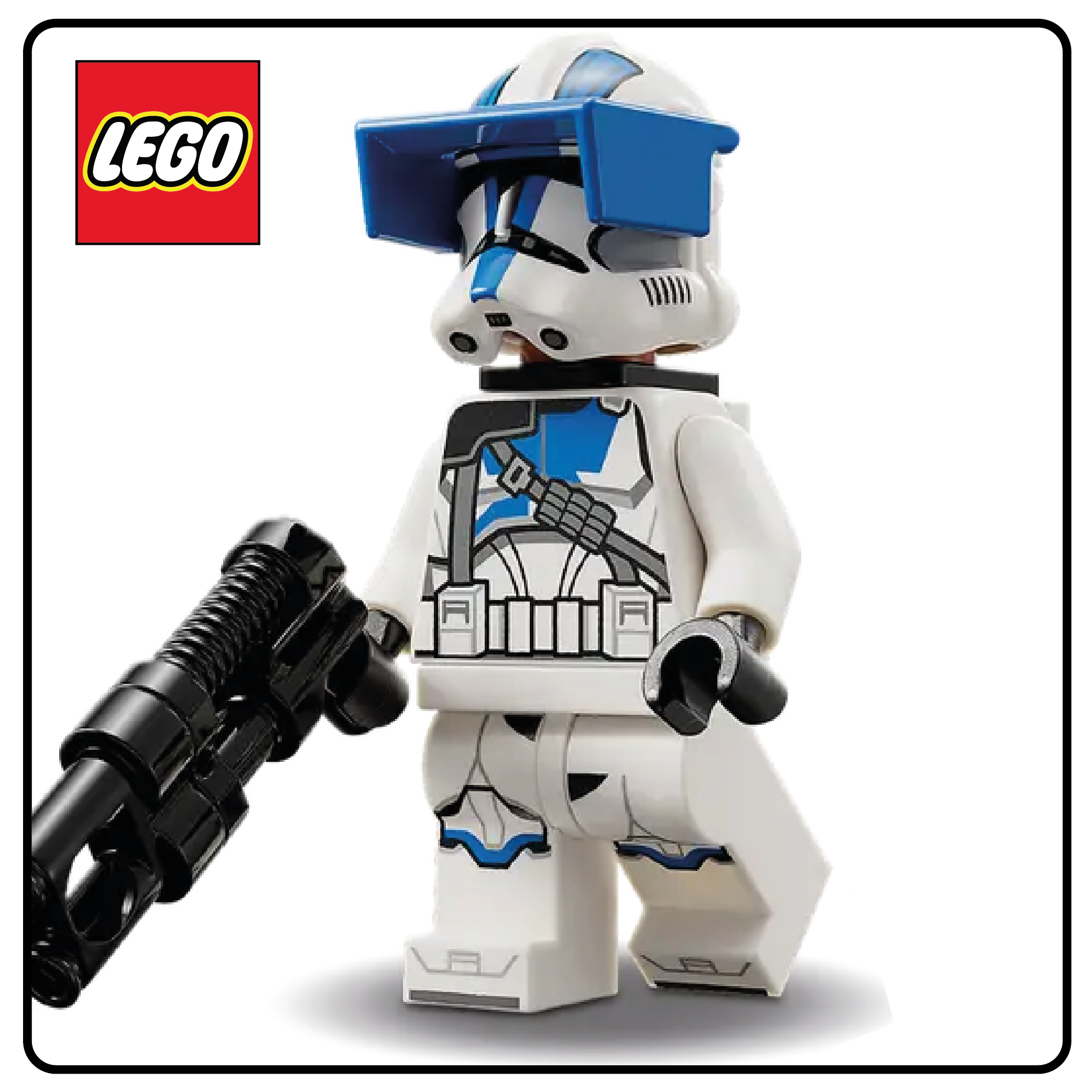 Minifigura LEGO® Star Wars: Soldado pesado clon 501
