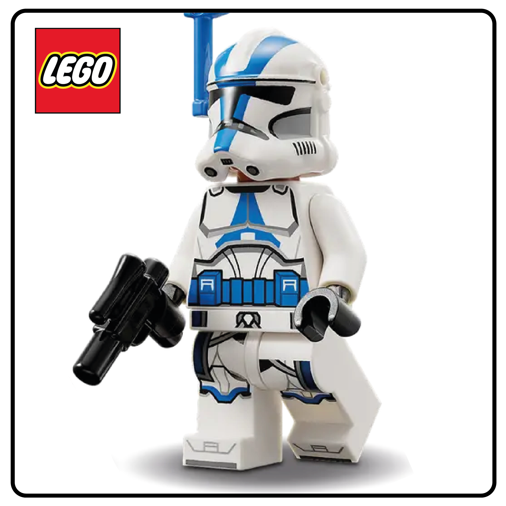 Minifigura LEGO® Star Wars: Oficial del soldado clon 501