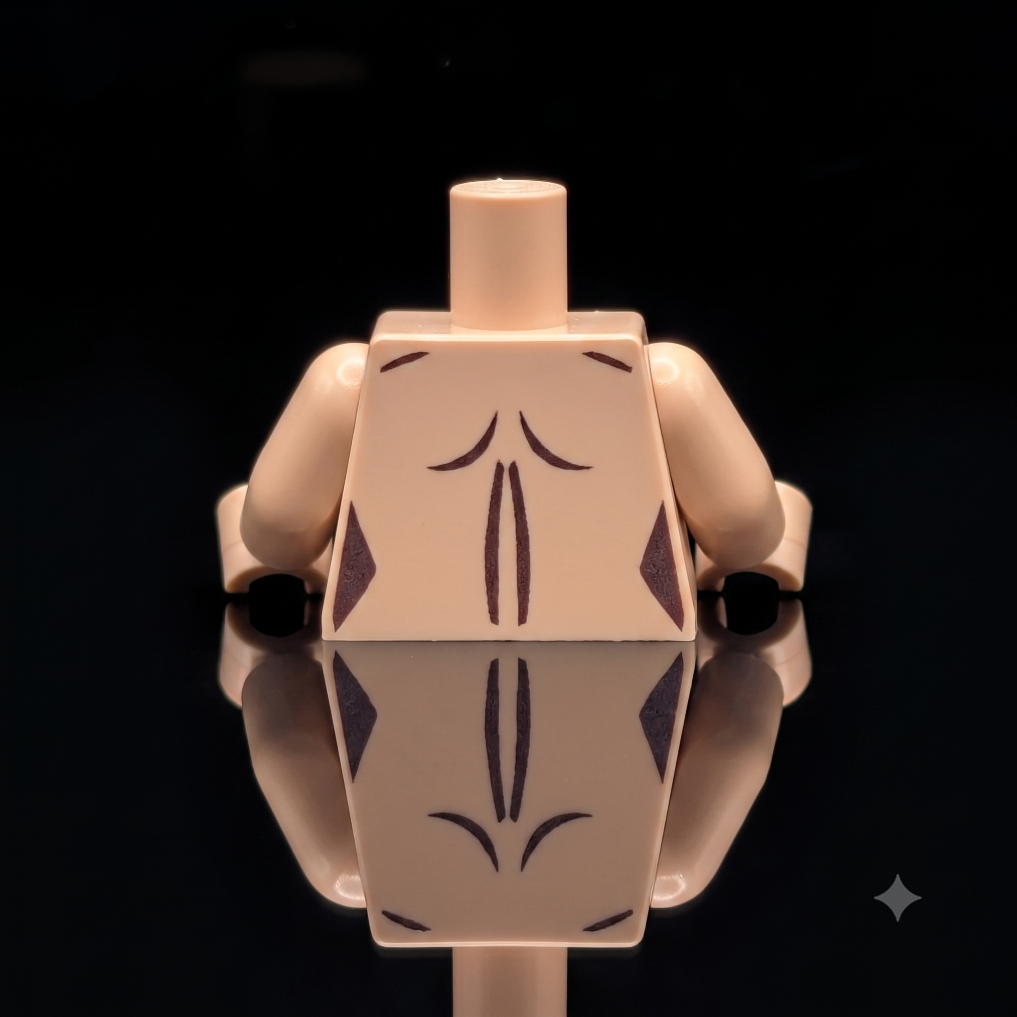 HoB Custom Torso - Boobies XL Light Nougat