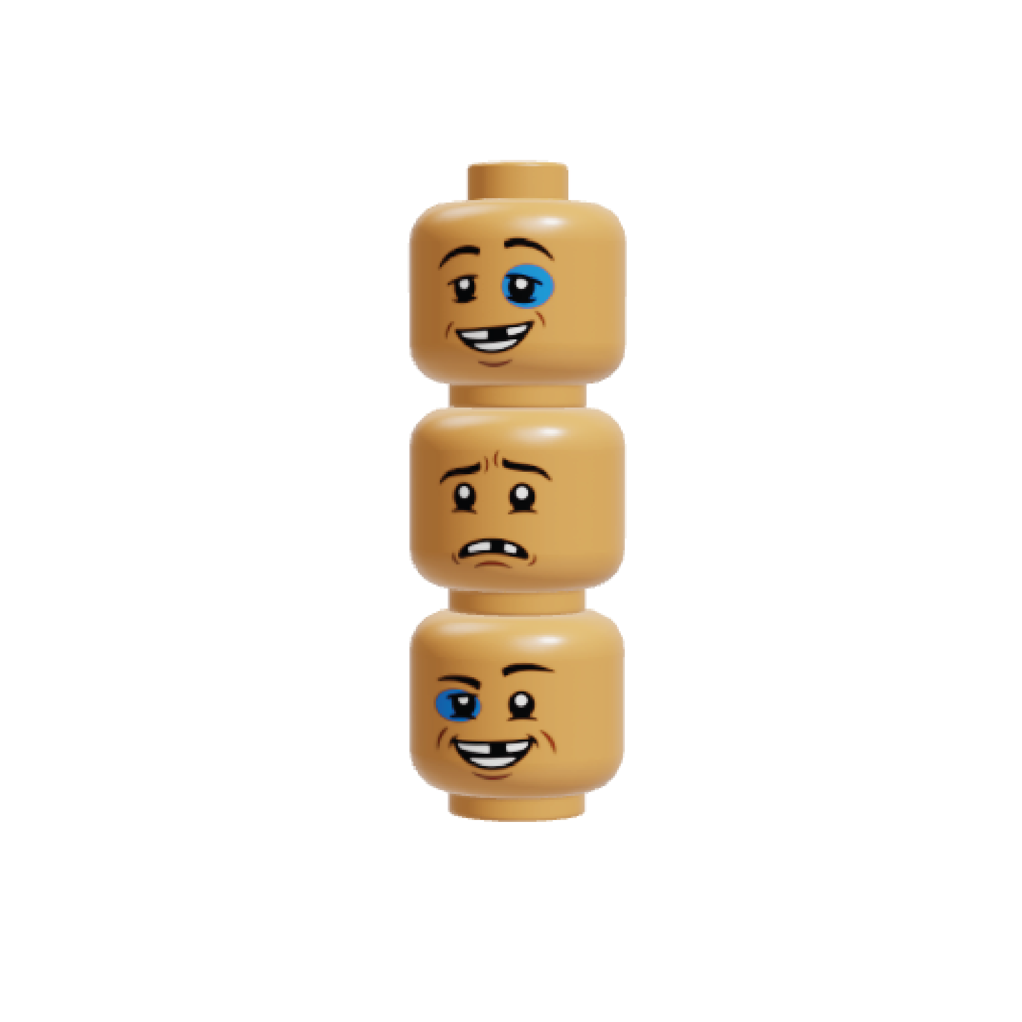 HoB Custom Heads - Brawl Heads 3-pack