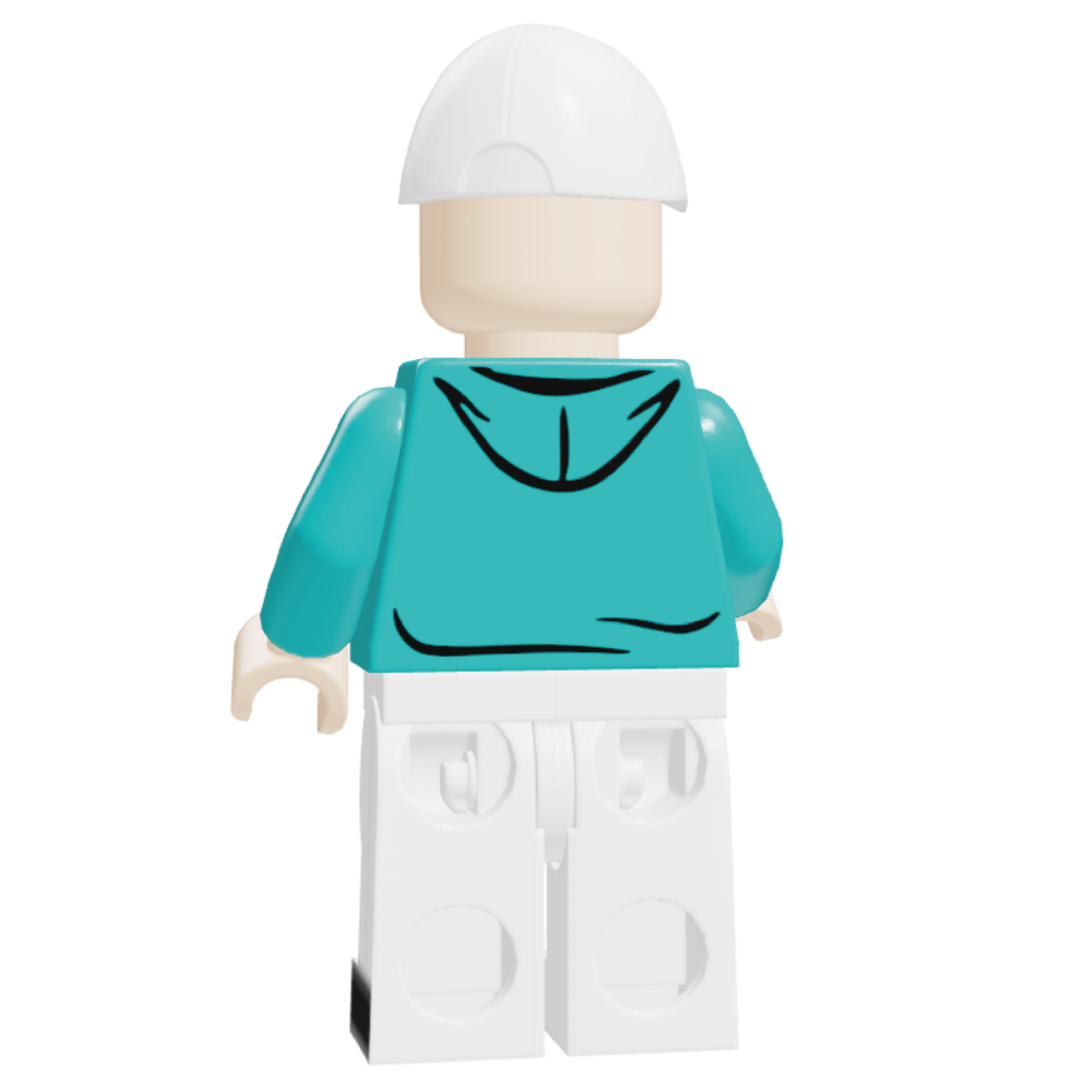 HoB Custom Minifigure Logo Hooded