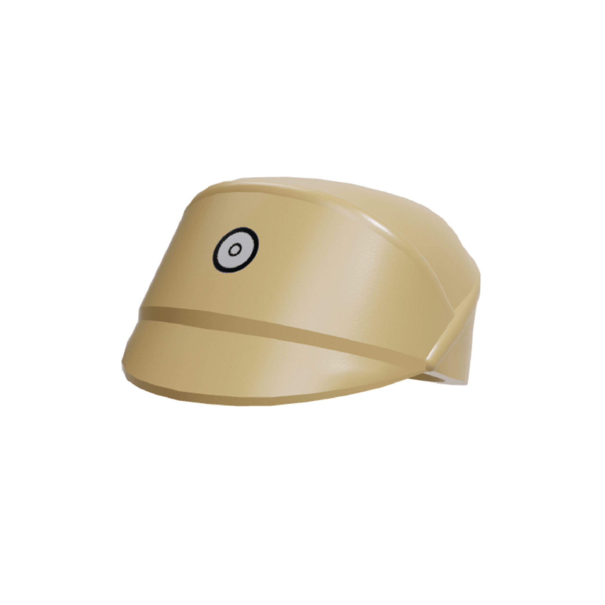 HoB Kepi Imperial Officer Hat with Disc Logo Dark Tan