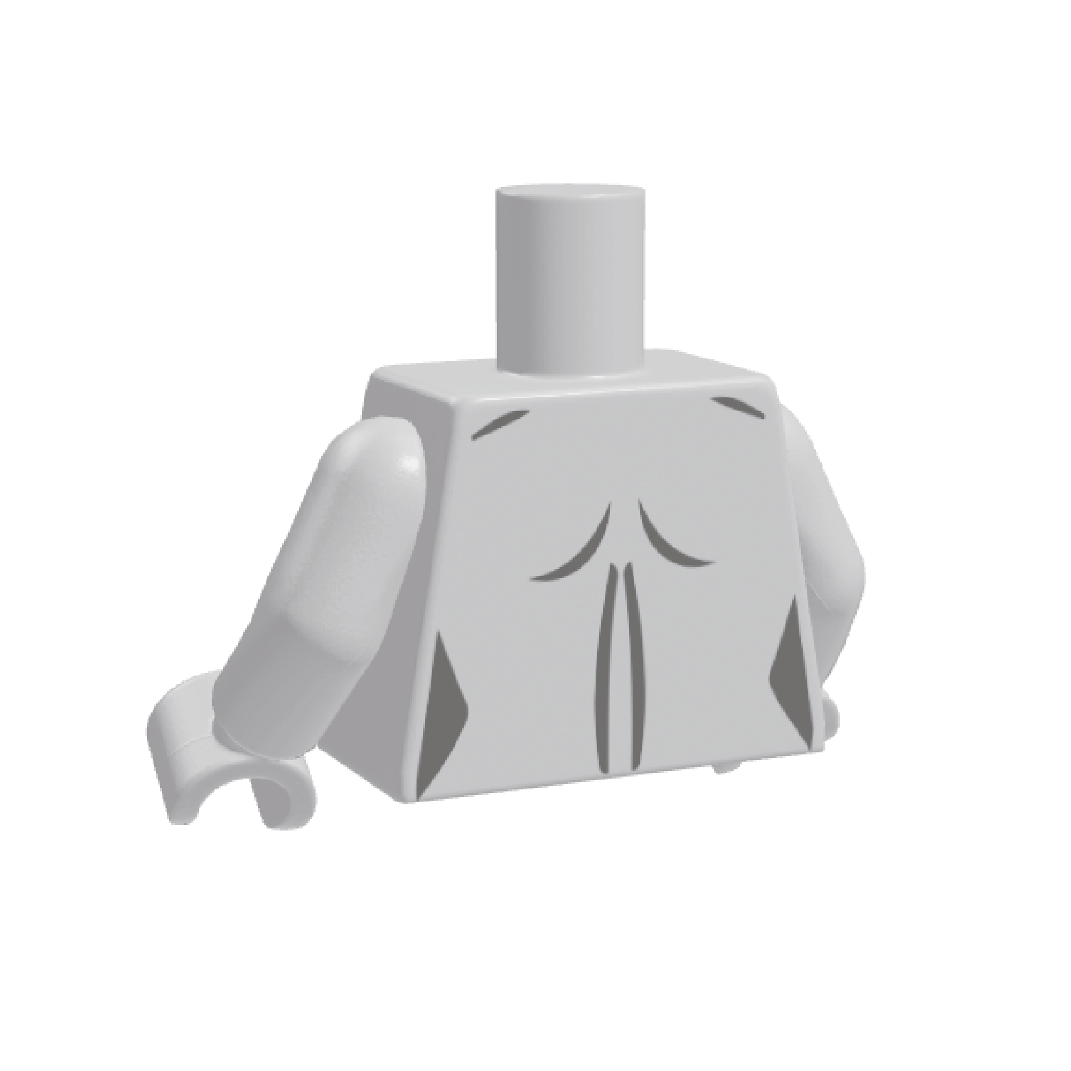 HoB Custom Torso - Naked Zombie Girl