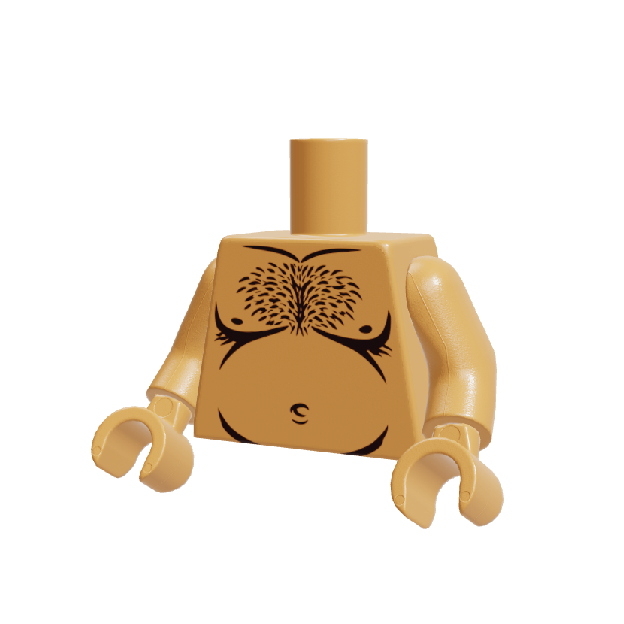 HoB Custom Torso - Big Mexican Guy