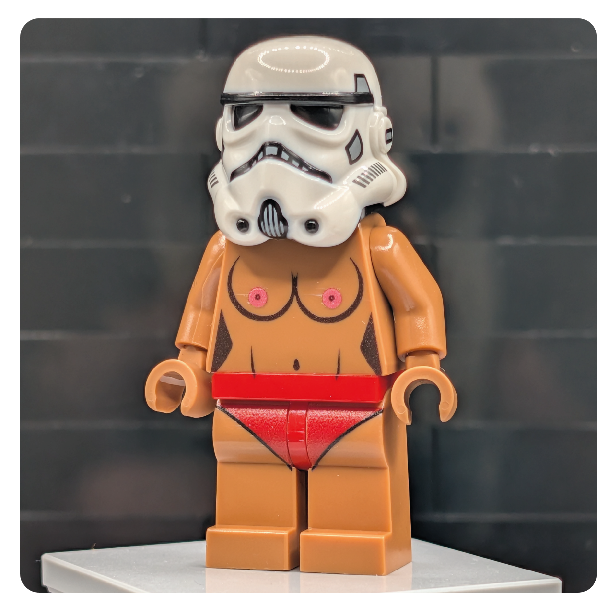 SW Customs Collectible Figure - The Hot Tub Trooper