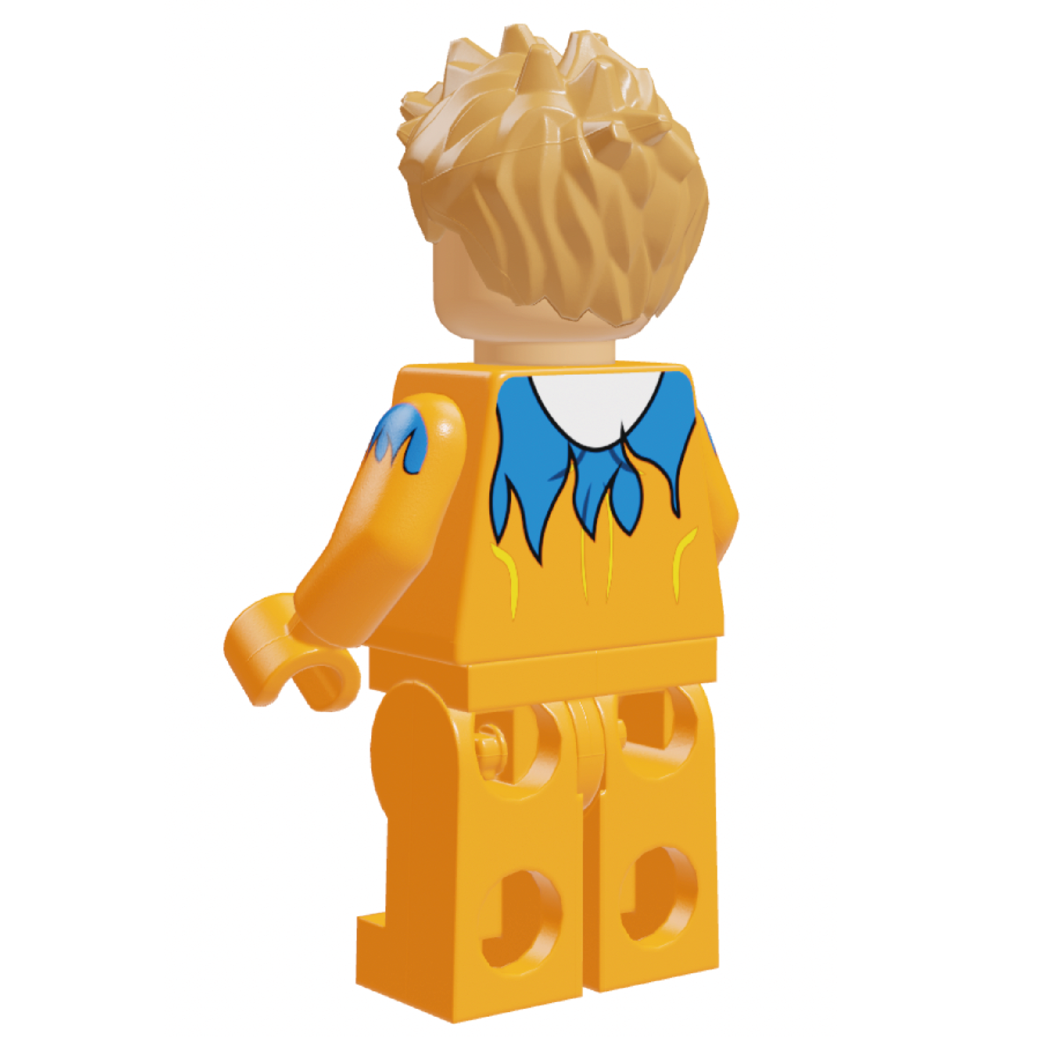 The Burning Man Minifigure by Brickotar