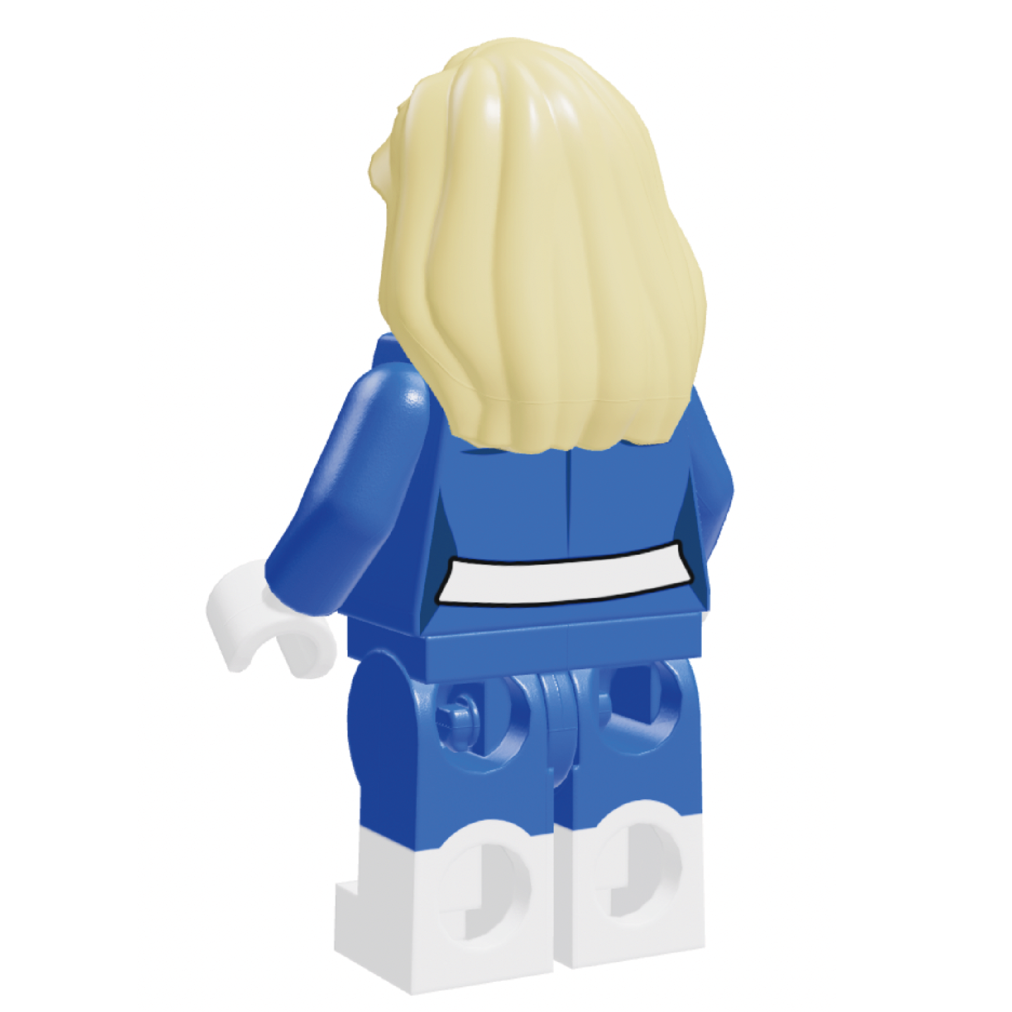 Invisible Woman Minifigure by Brickotar