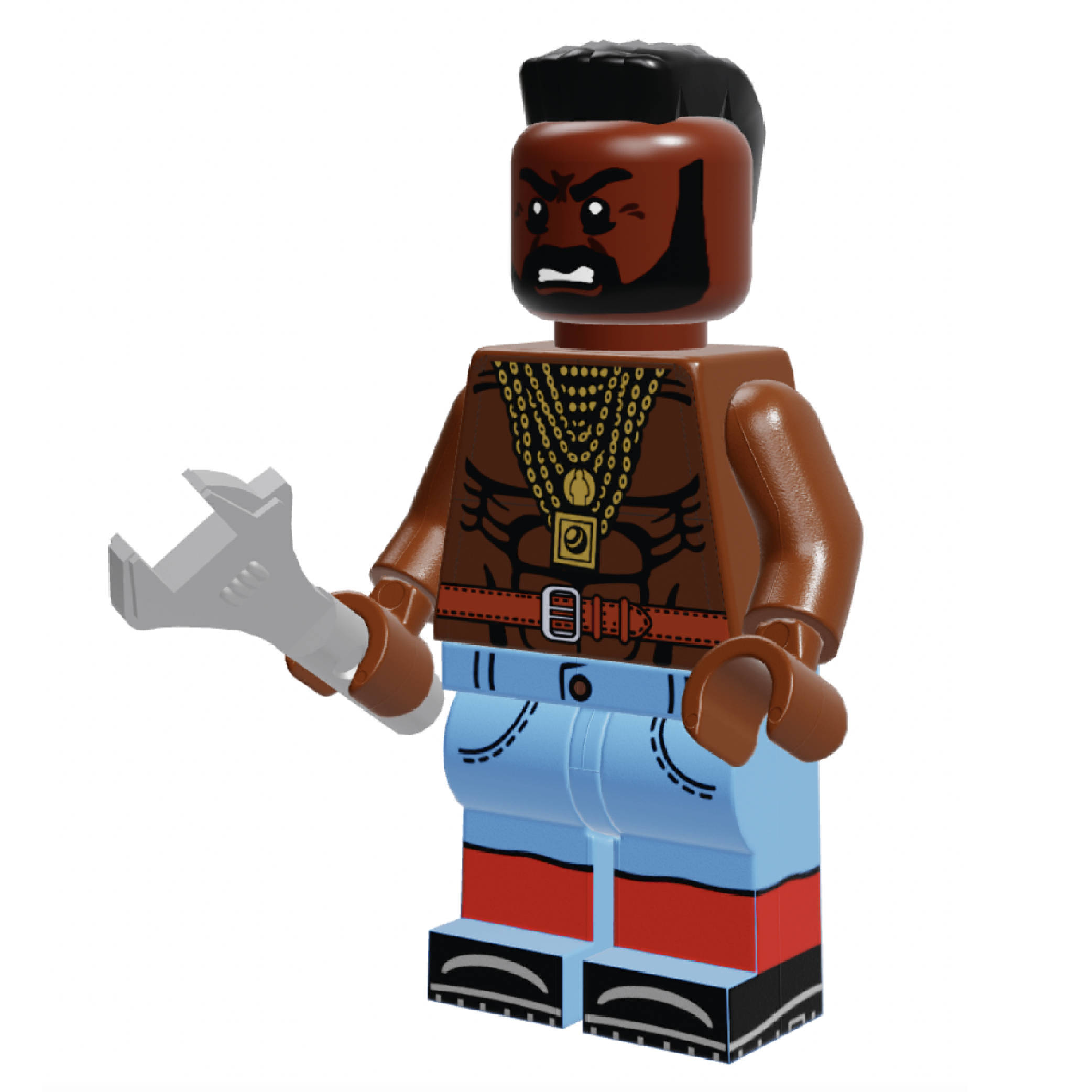 A TEAM Minifigure B.A. Baracus Hall of Bricks