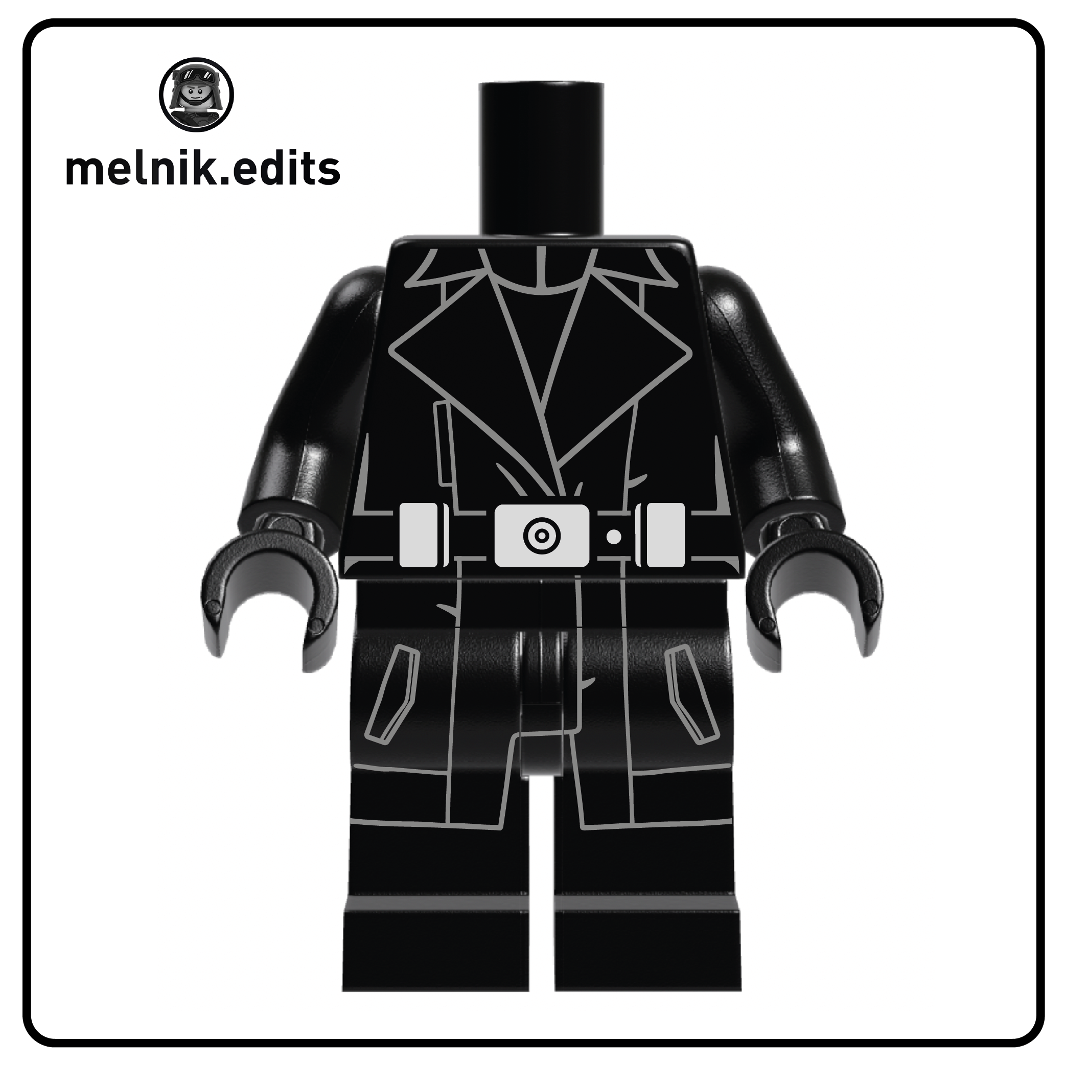 Black Trench Coat Body by Melnik.edits