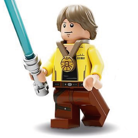 LEGO Star Wars Minifigure Luke Skywalker Celebration Hall of Bricks