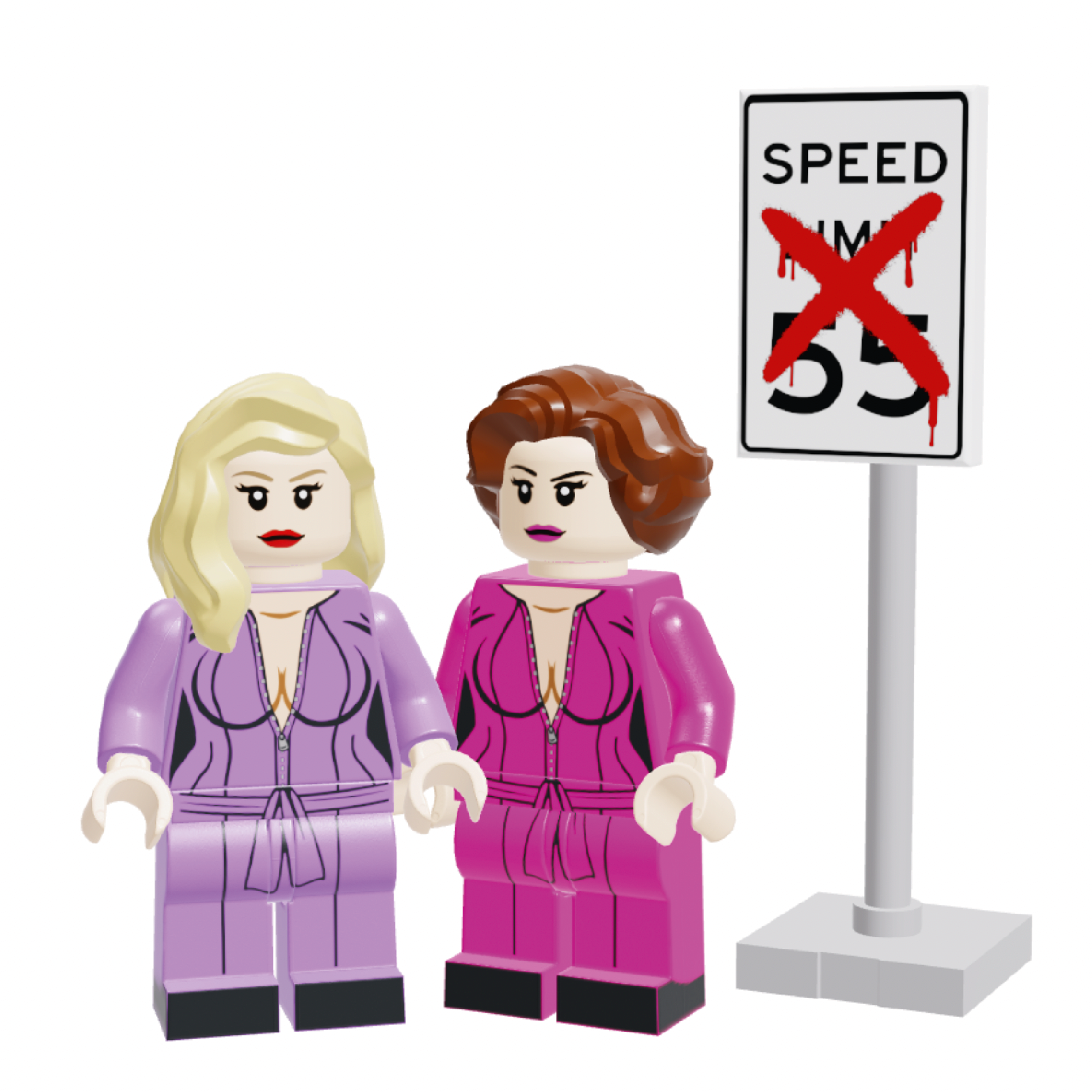 Retro Customs Collectible Figure – The High-Speed Duo