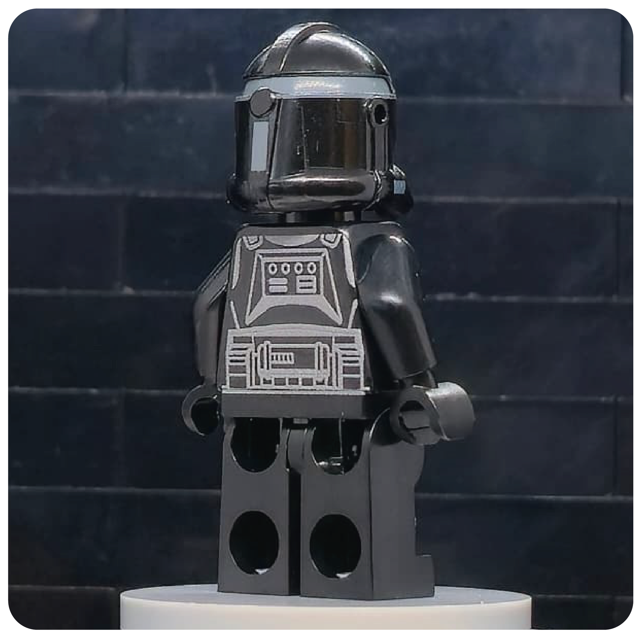 Figura coleccionable de SW Customs: Soldado clon de las sombras