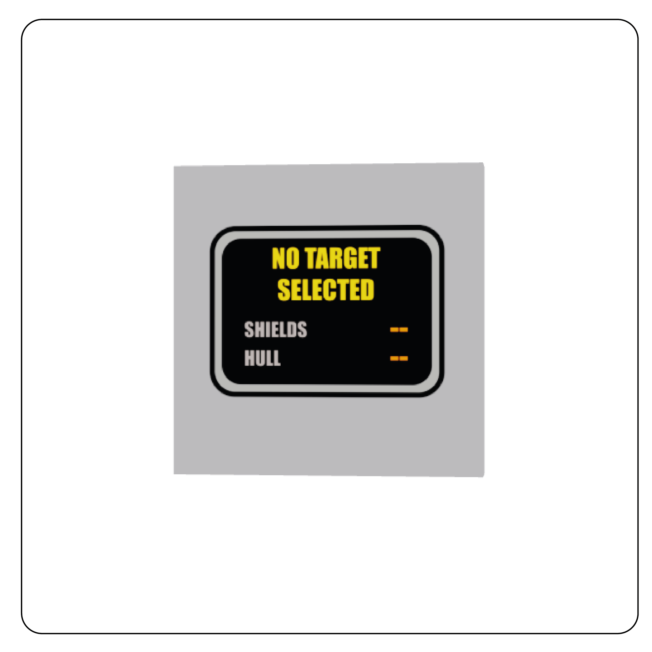Cosmic Fleet Control Panel 2x2 Design 1