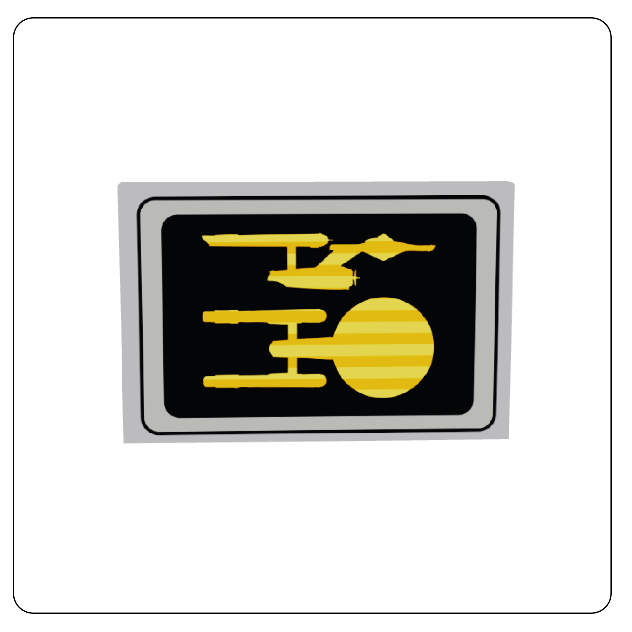 Cosmic Fleet Control Panel 2x3 Design 12