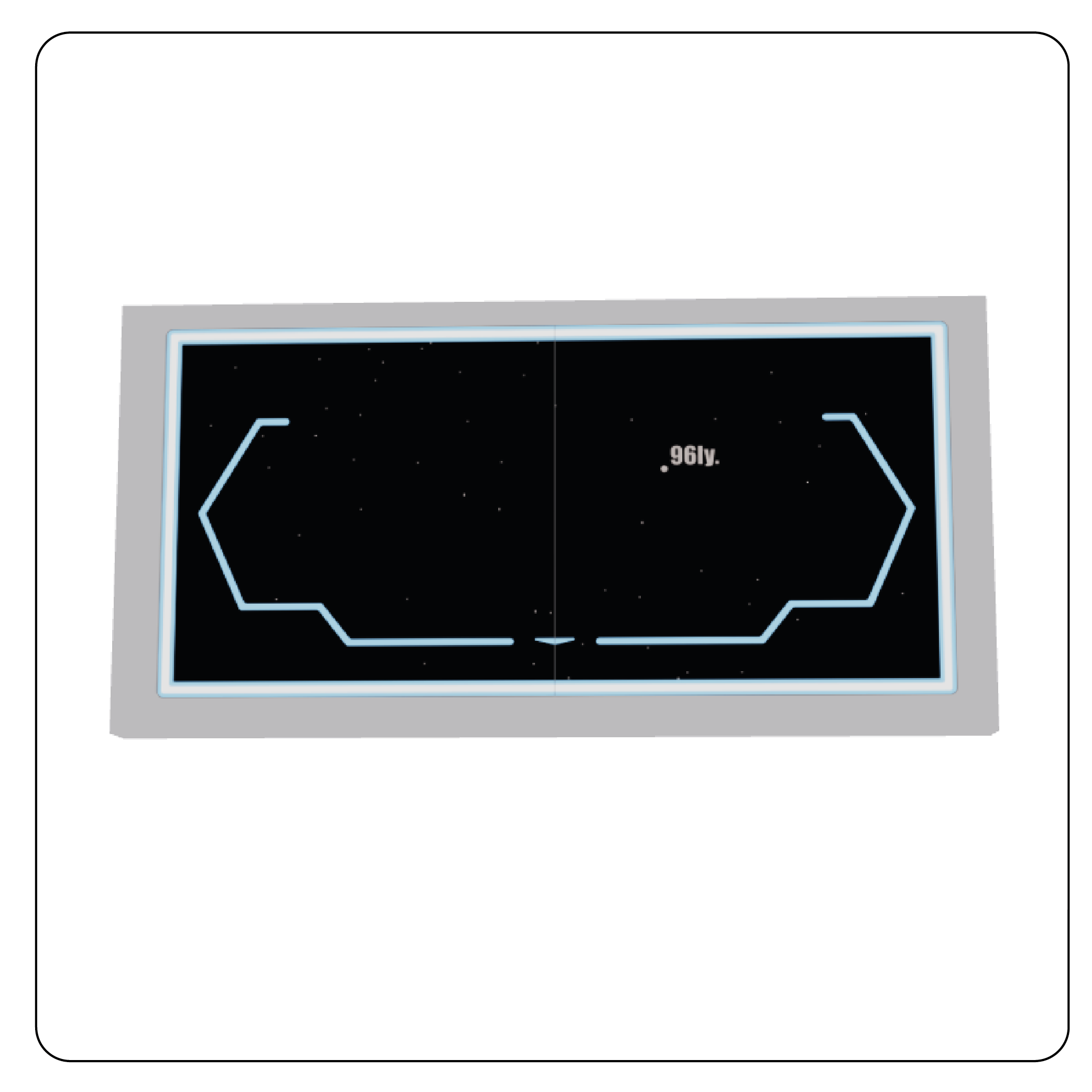 Cosmic Fleet Control Panel 2x4 Design 14