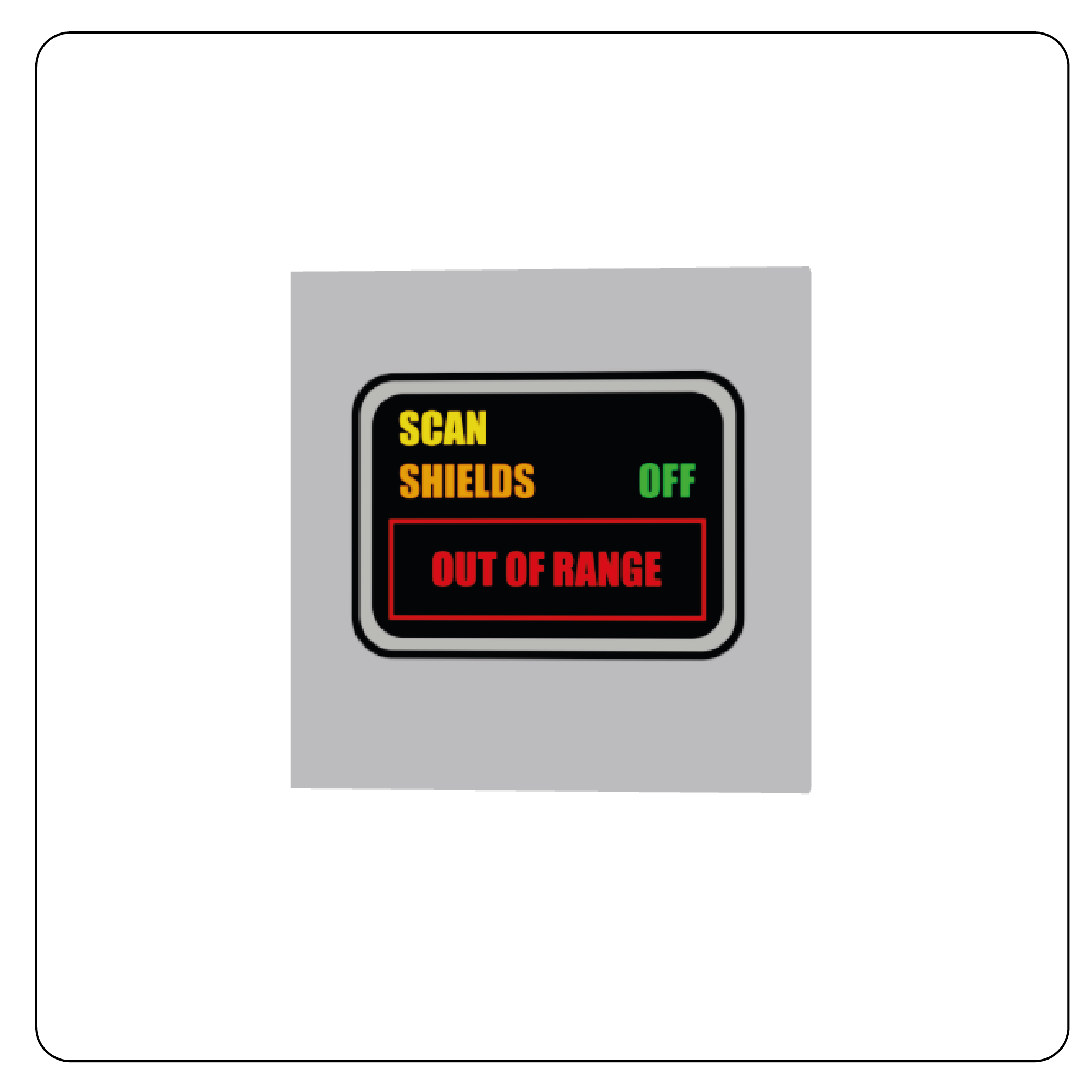 Cosmic Fleet Control Panel 2x2 Design 3
