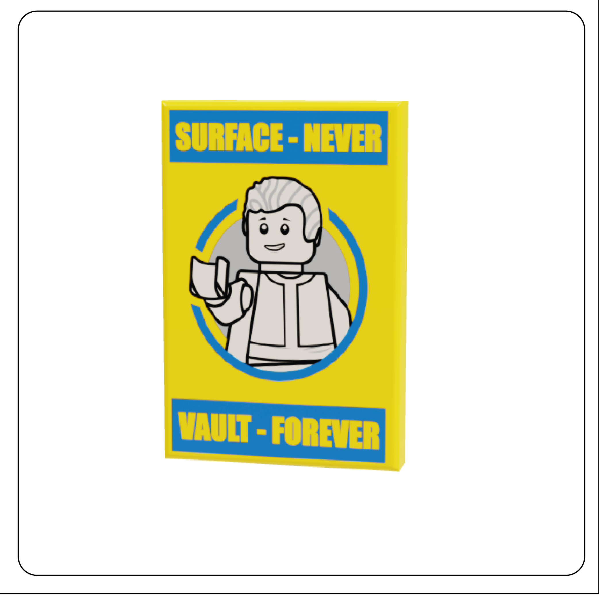 The Wasteland Custom Tiles - Vault Poster