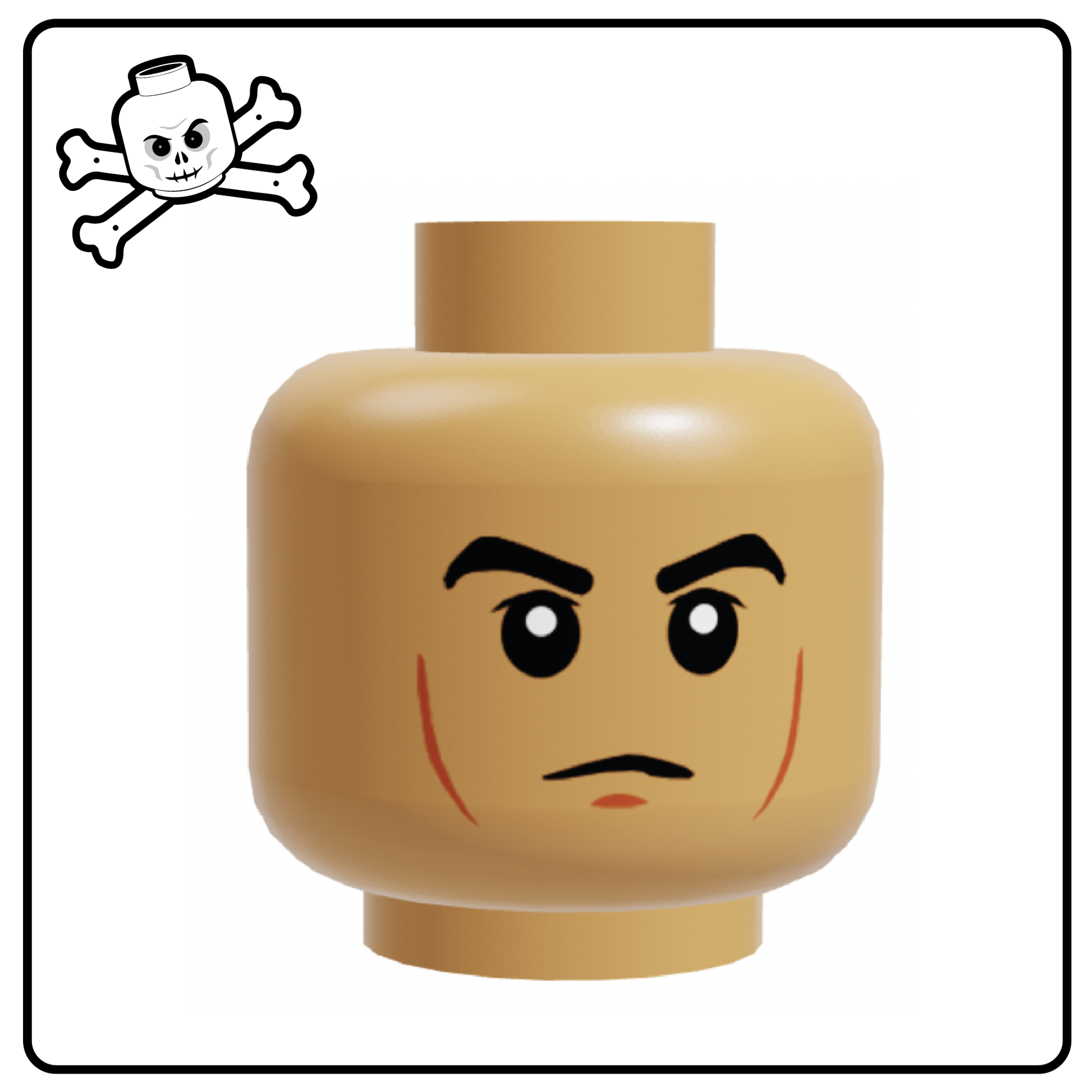 Lego best sale male head