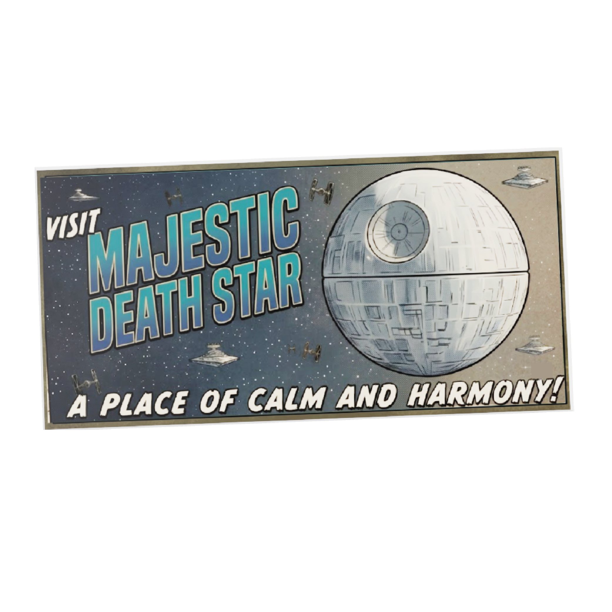 8x16 HoB Custom Tile - Visit Deatstar Billboard