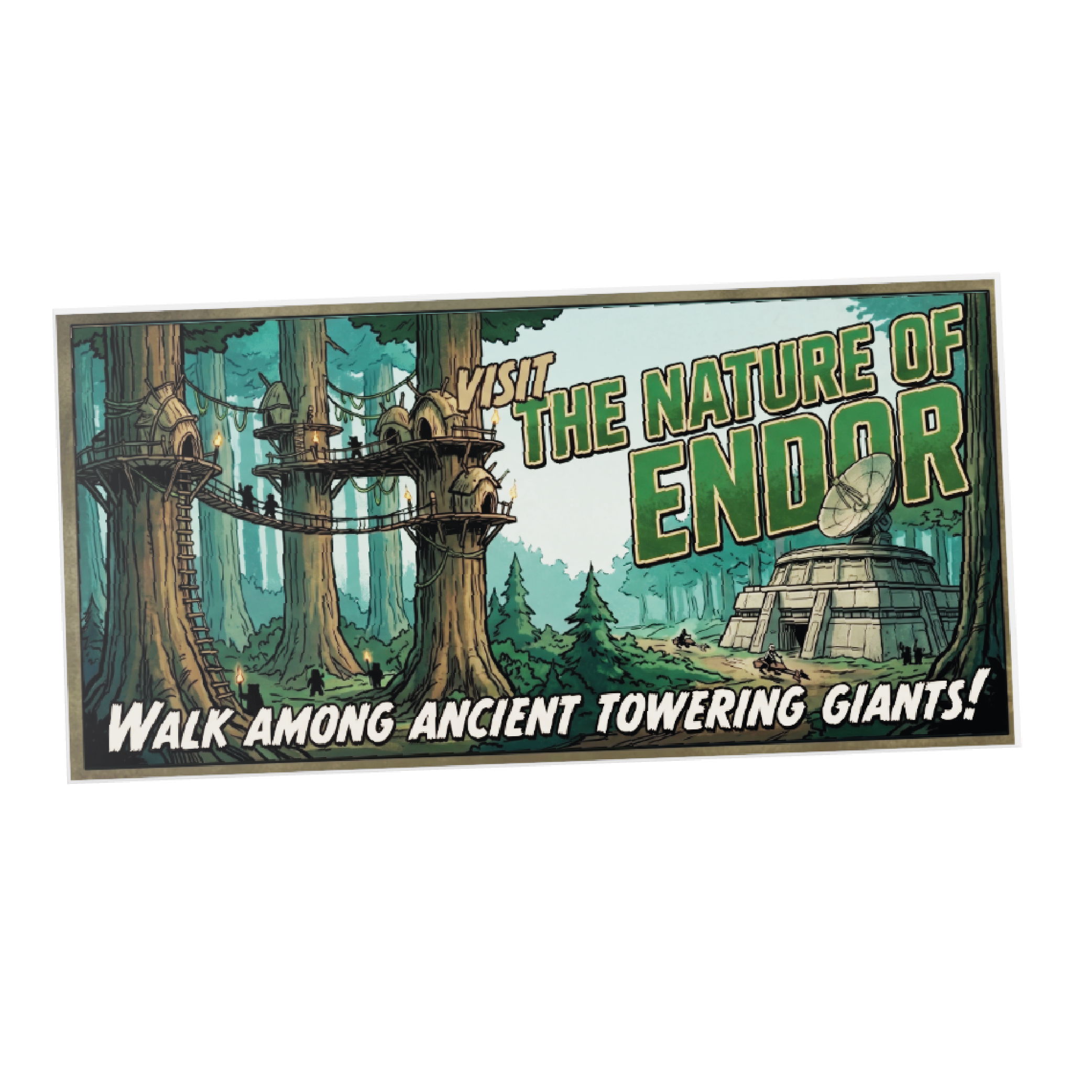 8x16 HoB Custom Tile - Visit Endor Billboard