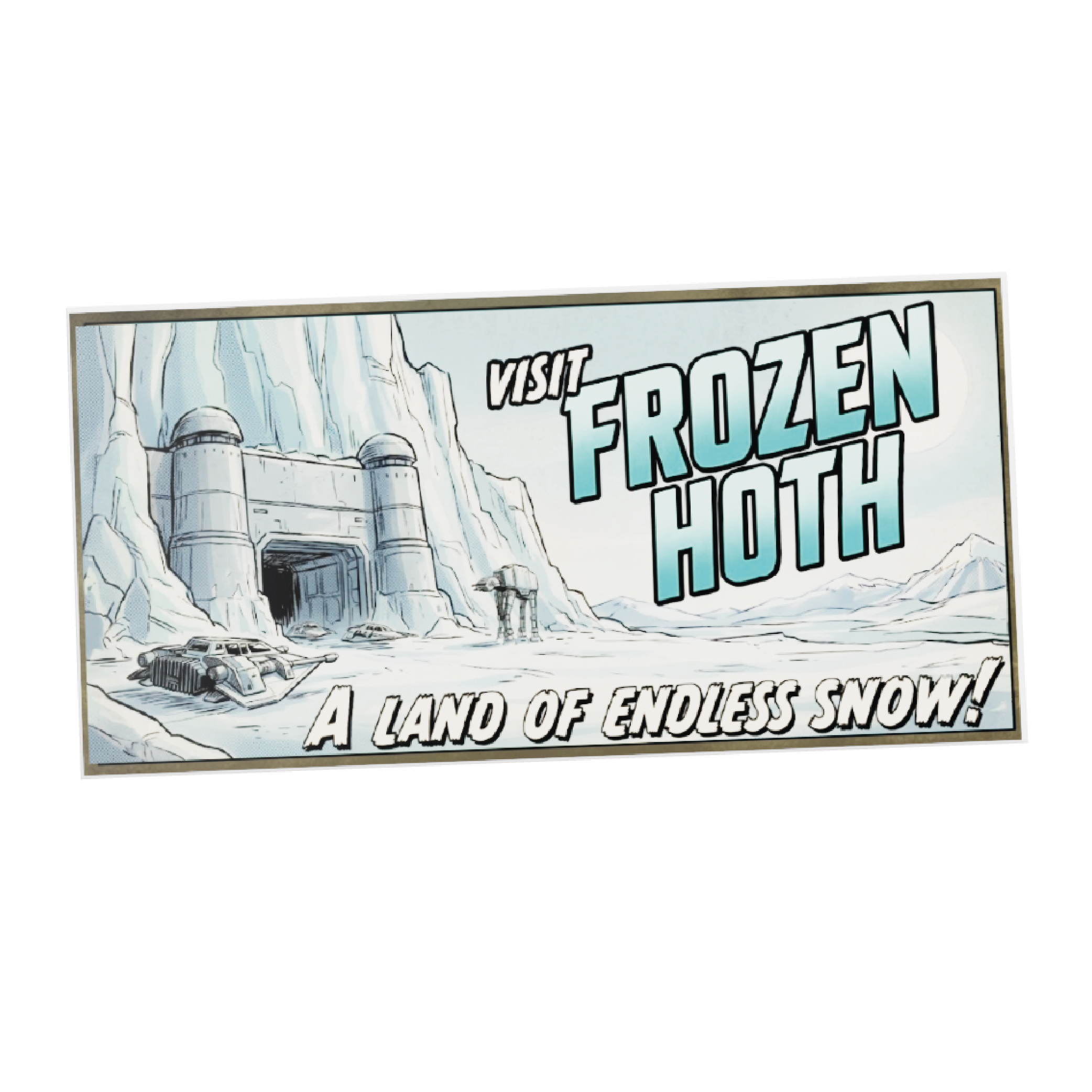 8x16 HoB Custom Tile - Visit Hoth Billboard