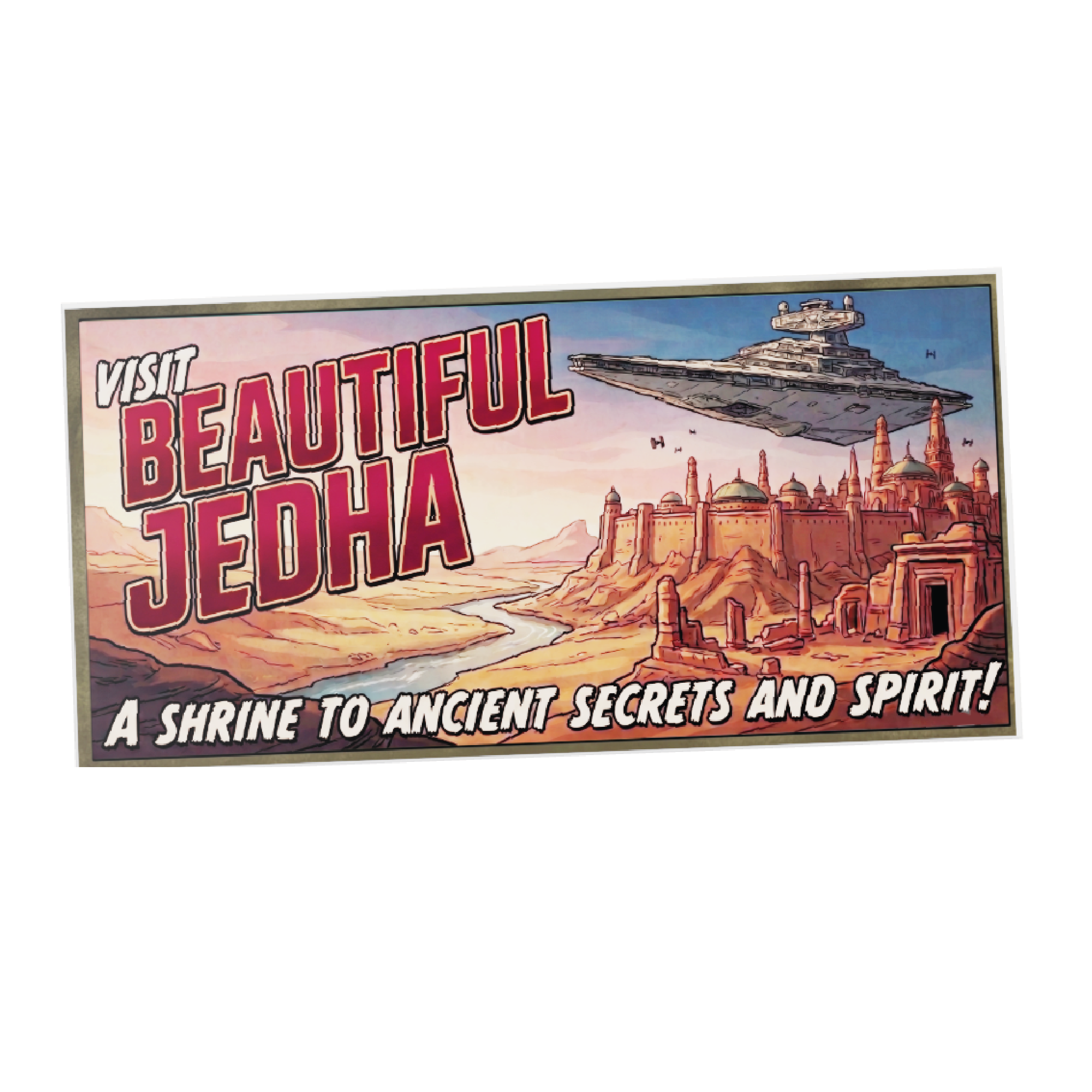 8x16 HoB Custom Tile - Visit Jedha Billboard