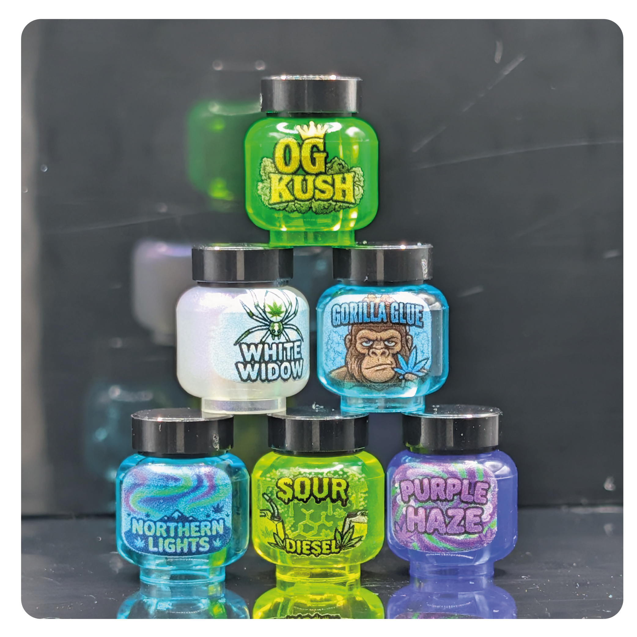 HoB Custom Heads - Urban Haze Jars
