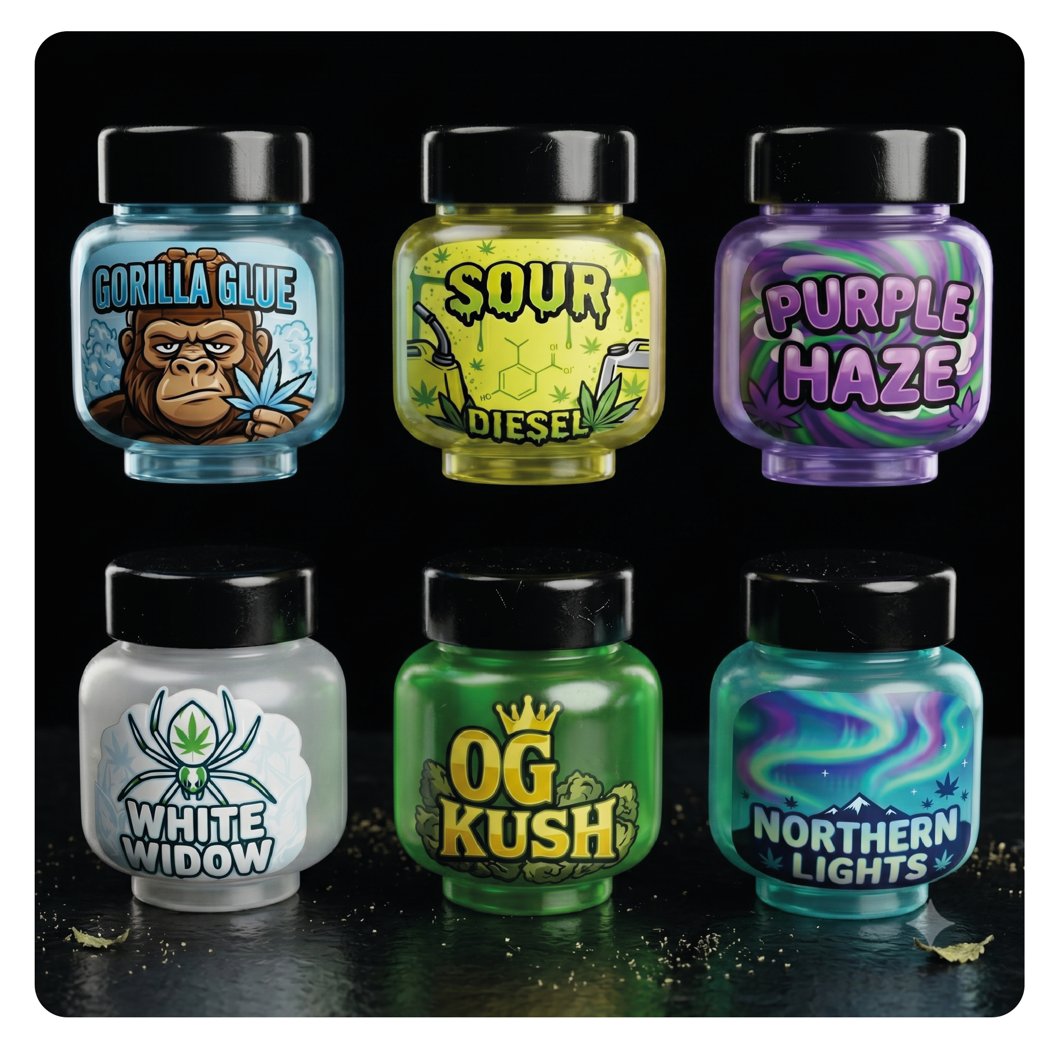 HoB Custom Heads - Urban Haze Jars
