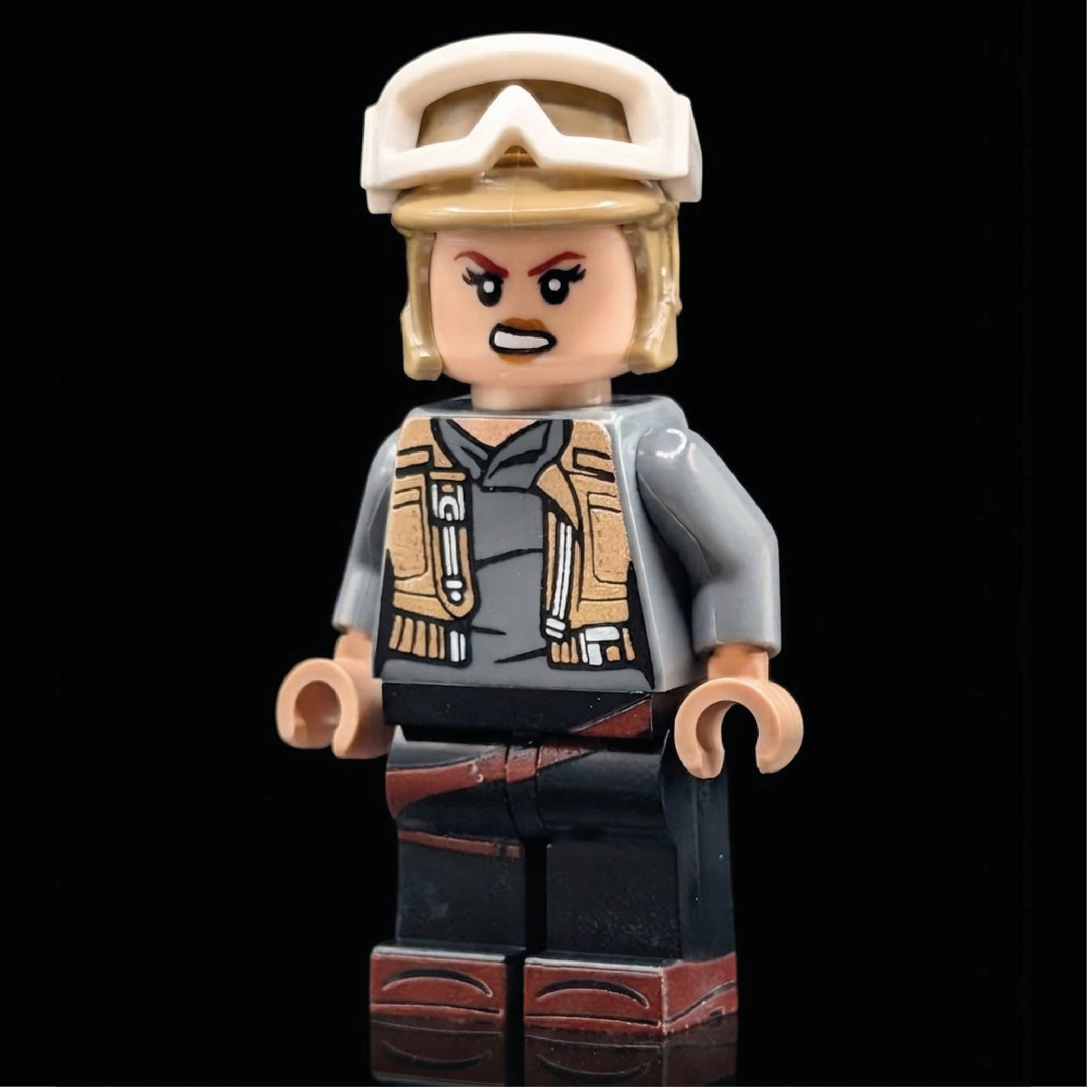 Minifigura de Jyn Erso de SW Customs
