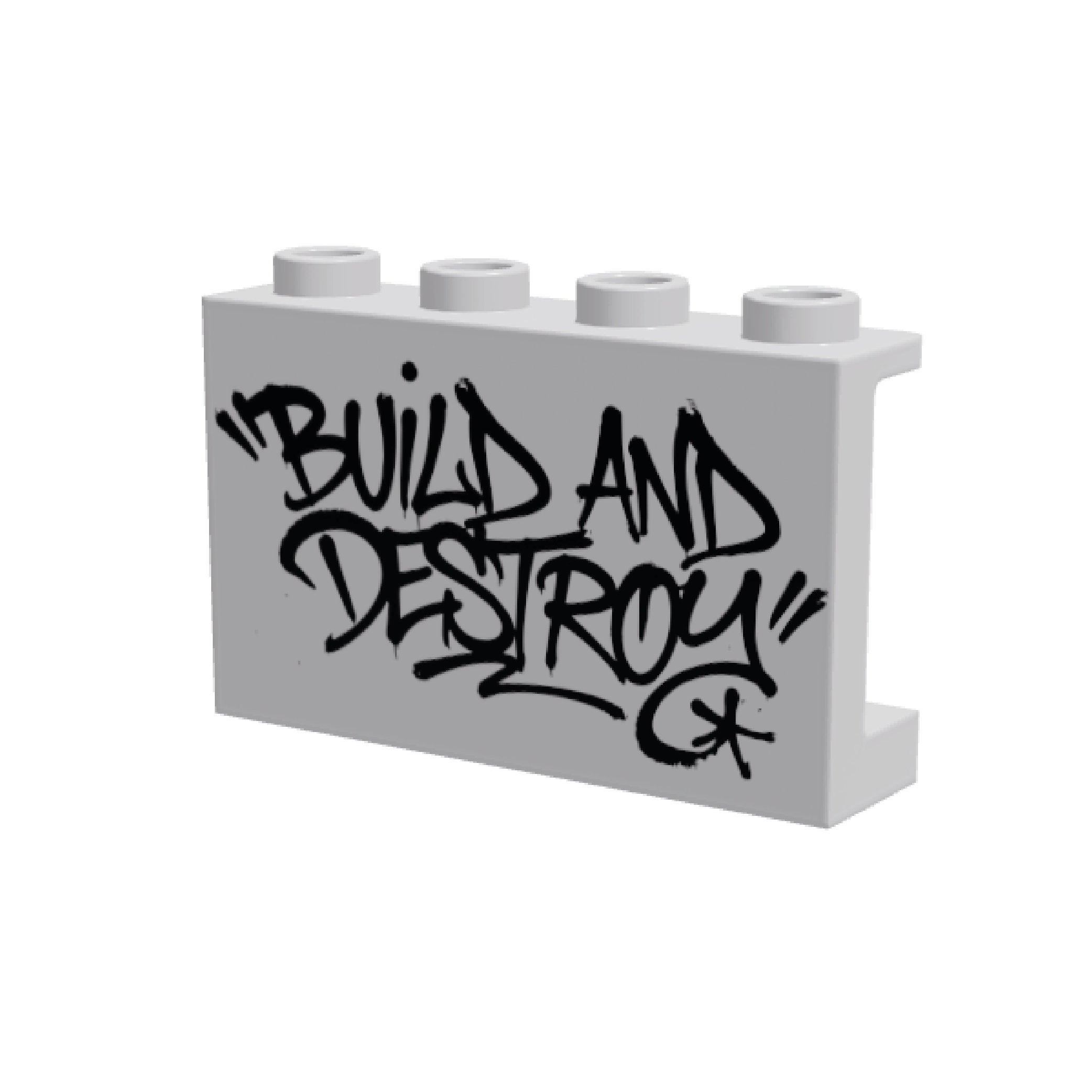 1x4x2 HoB Custom Panel - Graffiti Tag Build and Destroy